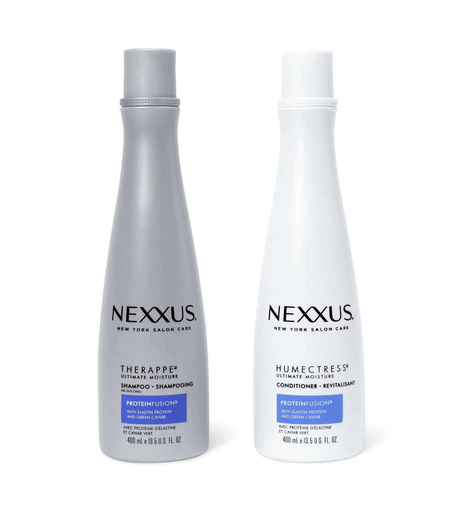Nexxus Therappe & Humectress Shampoo and Conditioner Set for Dry Hair - 13.5oz x 2 | Proteinfusion Blend for 24-Hour Moisture - Buy Online on SooperMarket.com