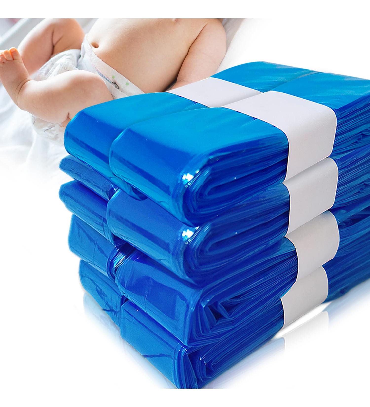 12-Piece Baby Diaper Refill Film | Smell-Tight 4.5m Diaper Pail Filler | Blue Diaper Bucket Refill Pack for Octagonal Diaper Pails - Buy Online on SooperMarket.com