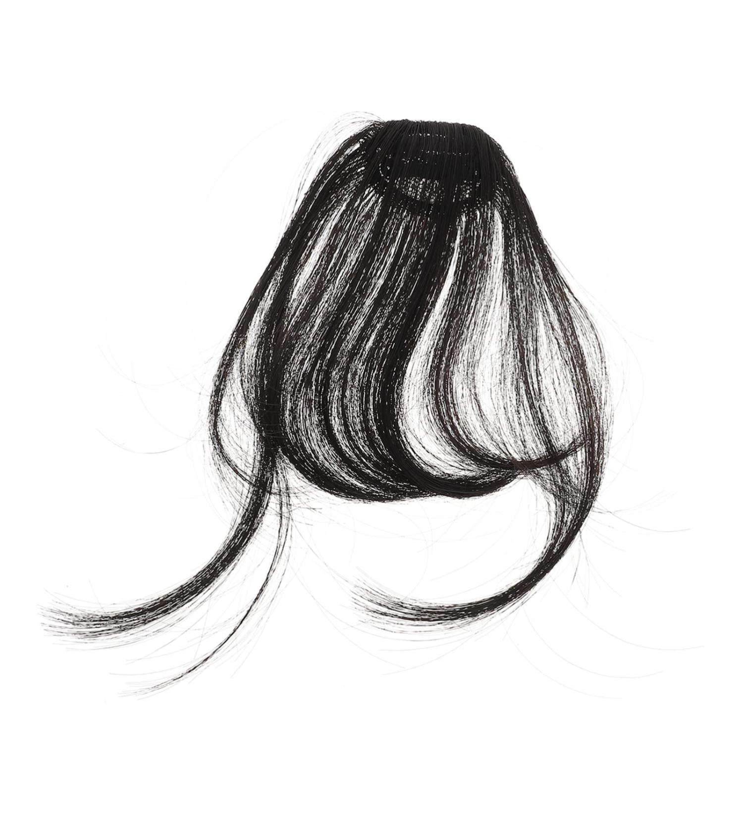 OSALADI Piece Bangs Hair Clip Extension Wispy Bangs Wig Fringe Clip in Bangs Black Hair Bang Wispy Fringe Bangs Flat Neat Air Bangs Fake Hair Bangs Clip in Fringe Elegant Xuchang Woman Natural Color - Buy Online on SooperMarket.com