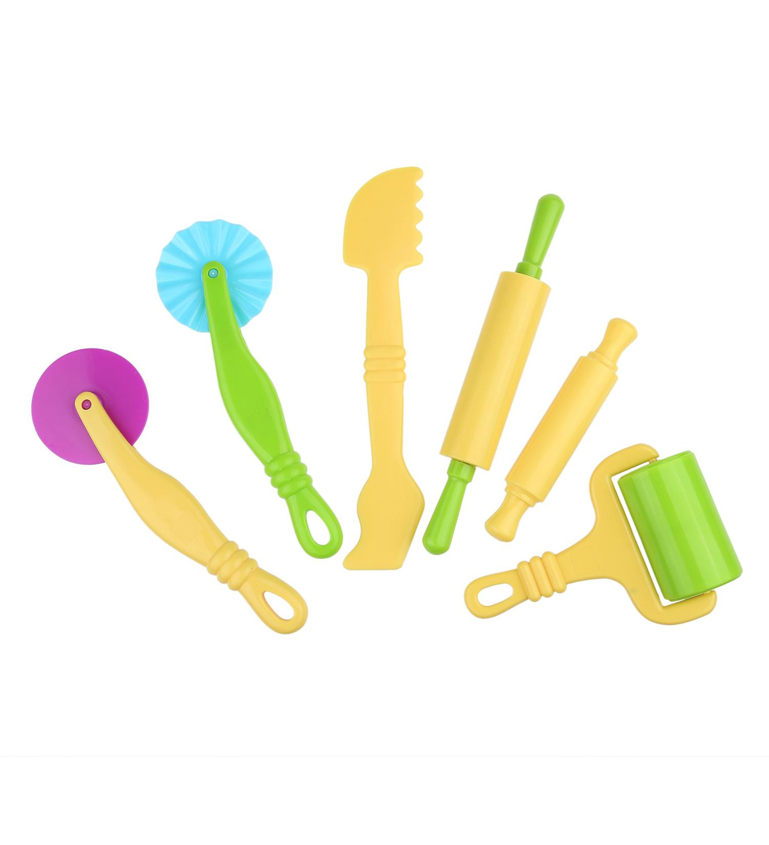 Kare & Kind 6pc Smart Dough Tools Kit - Rollers and Cutters Set for Creative Play - Buy Online on SooperMarket.com