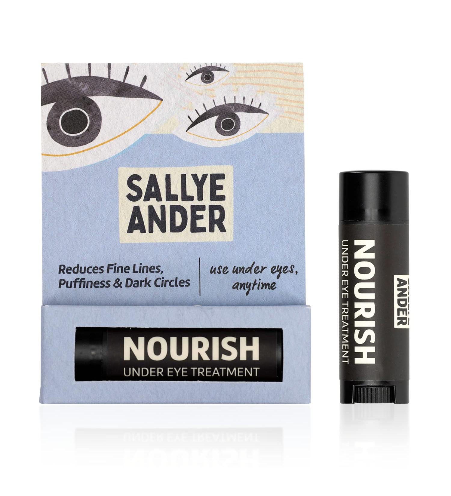 SALLYEANDER Nourish Under Eye Treatment for Dark Circles, Crow's Feet, Fine Lines & Puffiness - Handmade, Moisturizing & Restoring Tender Skin - Buy Online on SooperMarket.com