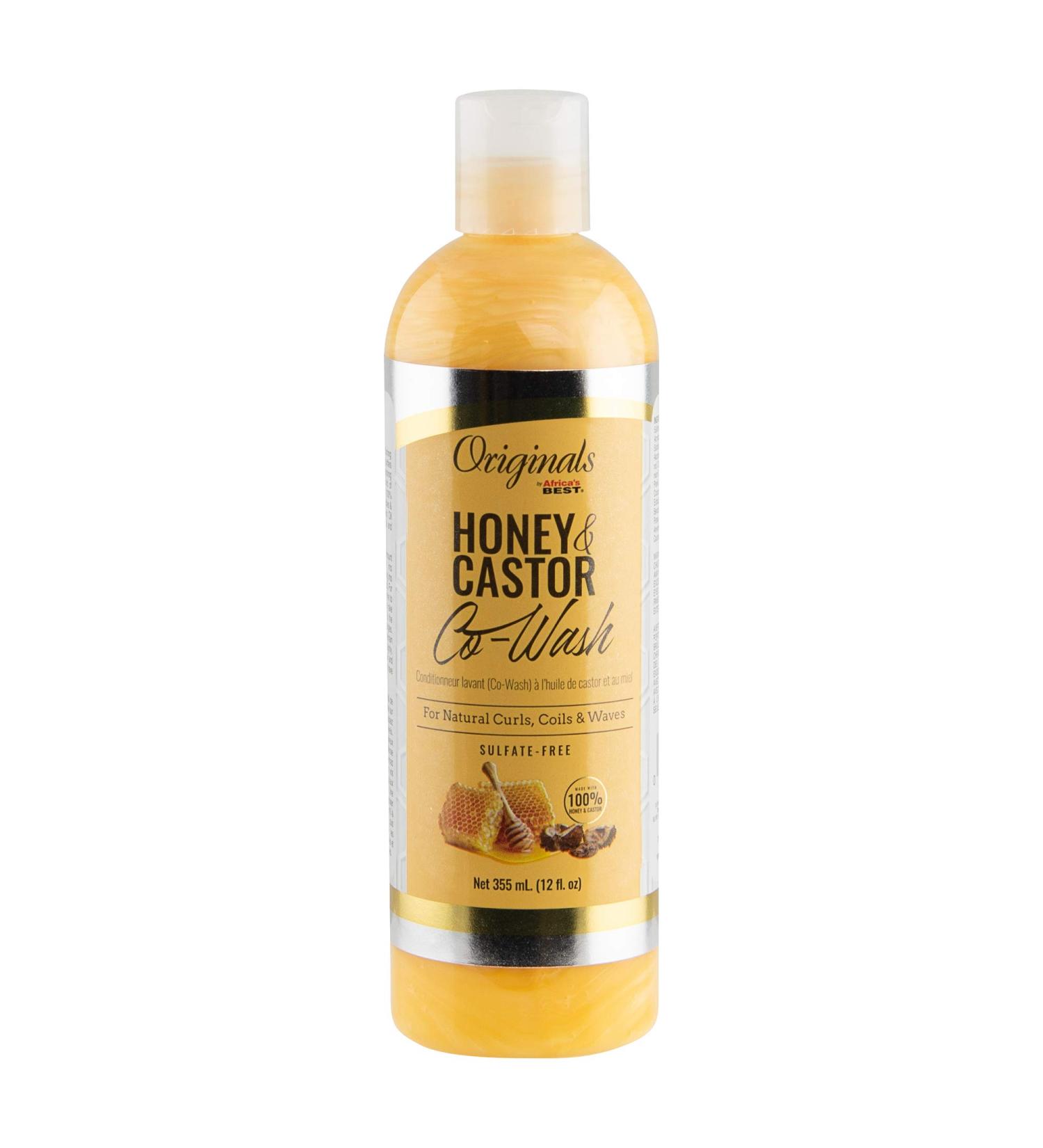 Africa's Best Originals Castor Hair Co-Wash for Natural Curls & Waves - Sulfate-Free Honey 12 Fl Oz | International Shipping - Buy Online on SooperMarket.com
