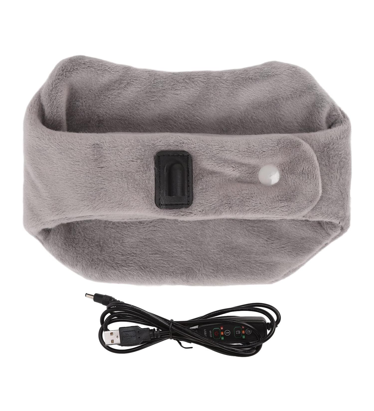 Portable Neck Heating Pillow - Soft Nerz Fleece Wrap for Stiffness Relief | USB Charging | Perfect for Home Use - Buy Online on SooperMarket.com
