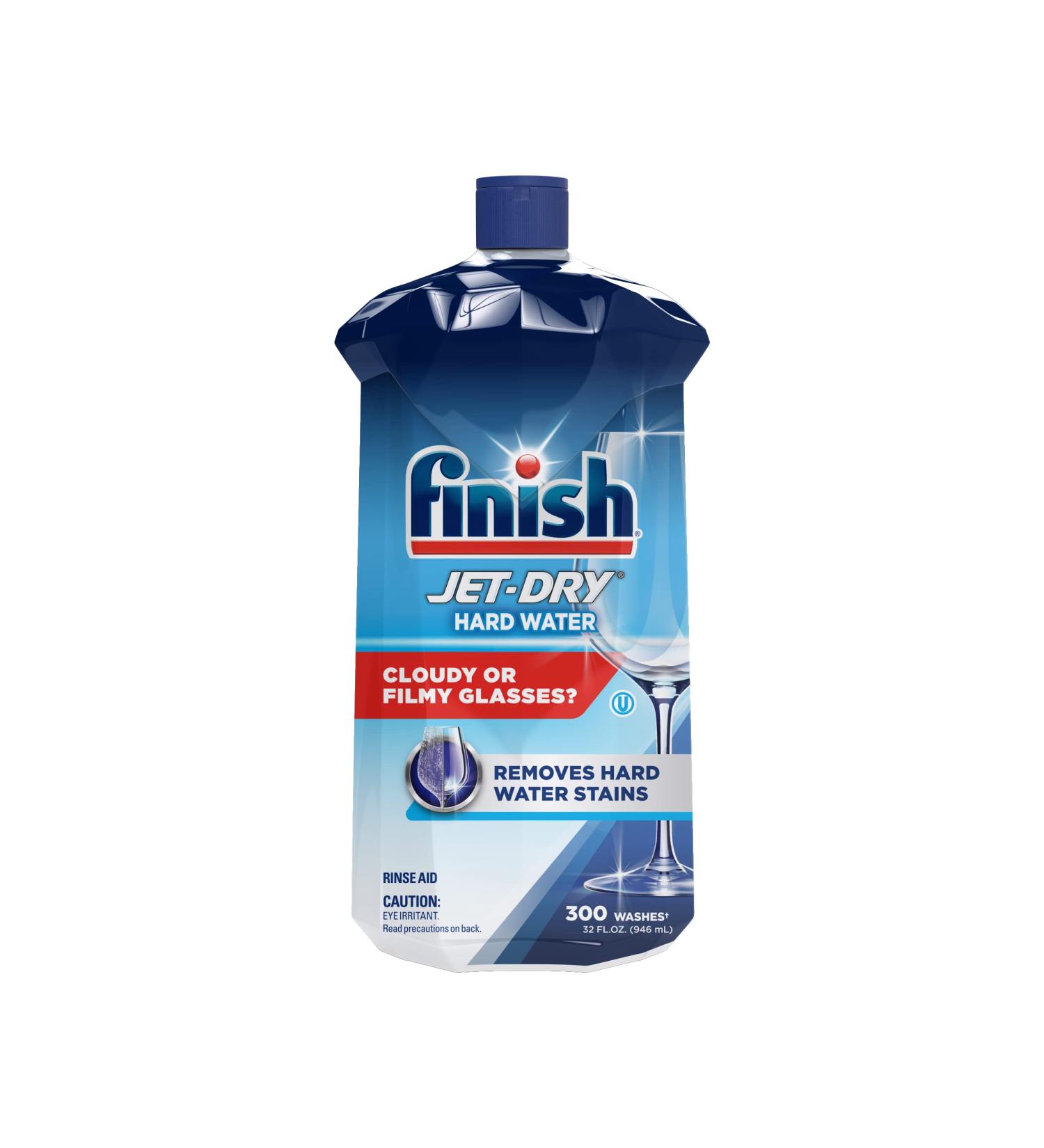 Buy Finish Jet-Dry Rinse Agent 32oz - Liquid Hardwater Protection for Spotless Dishes | Fast International Shipping - Buy Online on SooperMarket.com