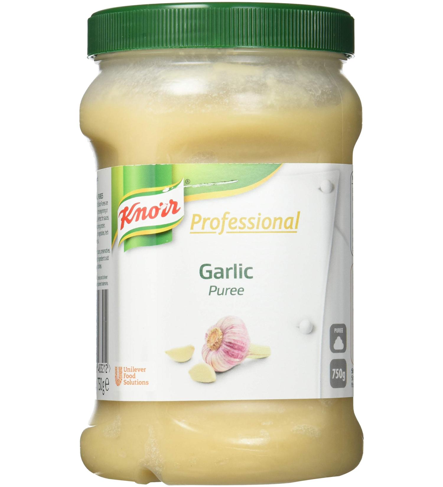 Knorr Professional Garlic Puree 750g - 16688101 | Top-Quality Culinary Ingredient - Buy Online on SooperMarket.com