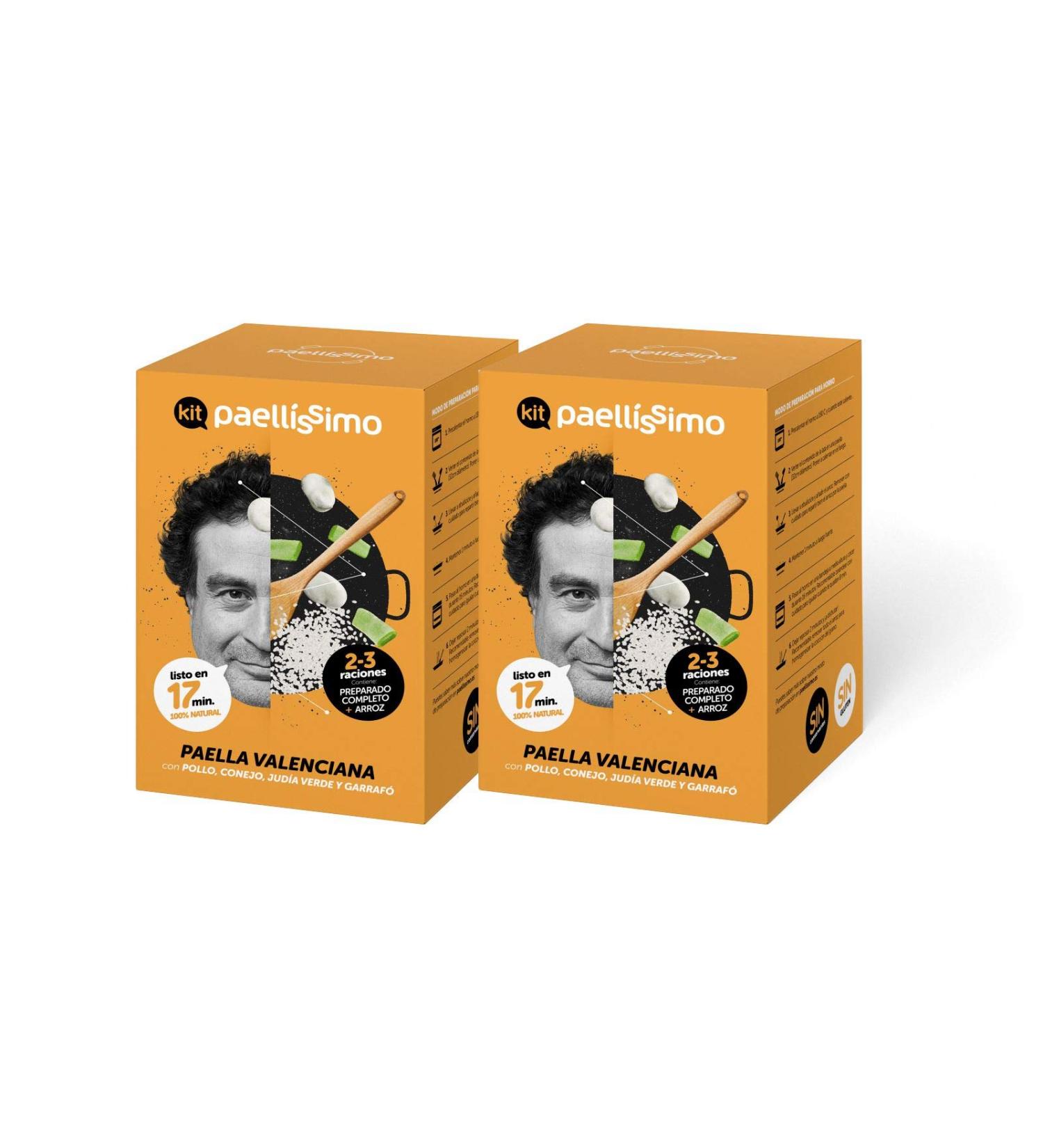 Paellissimo Paella Set for Authentic Valenciana Recipe | Includes Paella Rice Spice & Broth | Perfect for 2-3 People | Michelin-Star Quality - Buy Online on SooperMarket.com