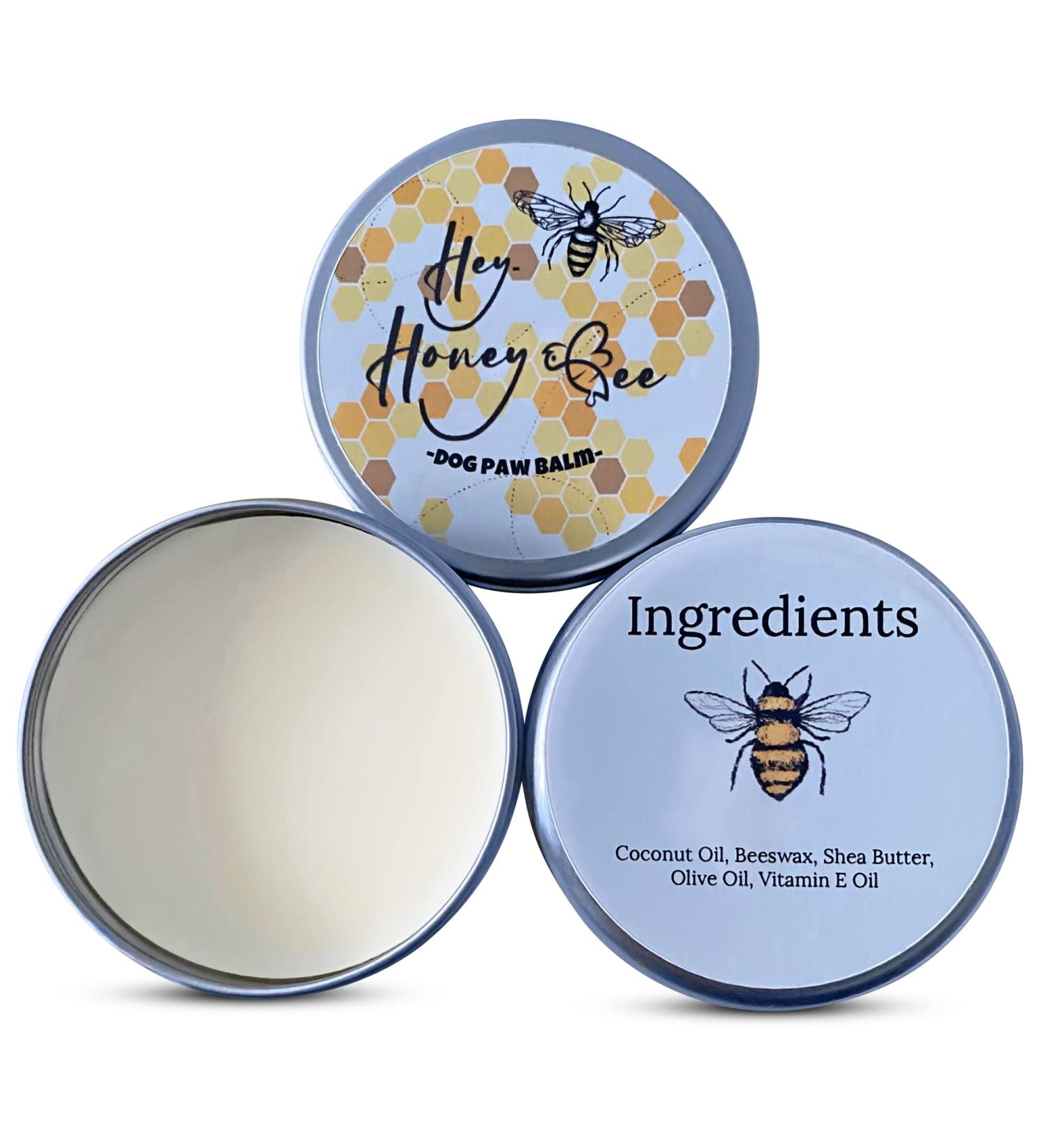 Honey Bee Natural Nose & Paw Balm for Dogs & Cats - Organic Moisturizing Cream with Coconut Oil & Vitamin E - Buy Online on SooperMarket.com