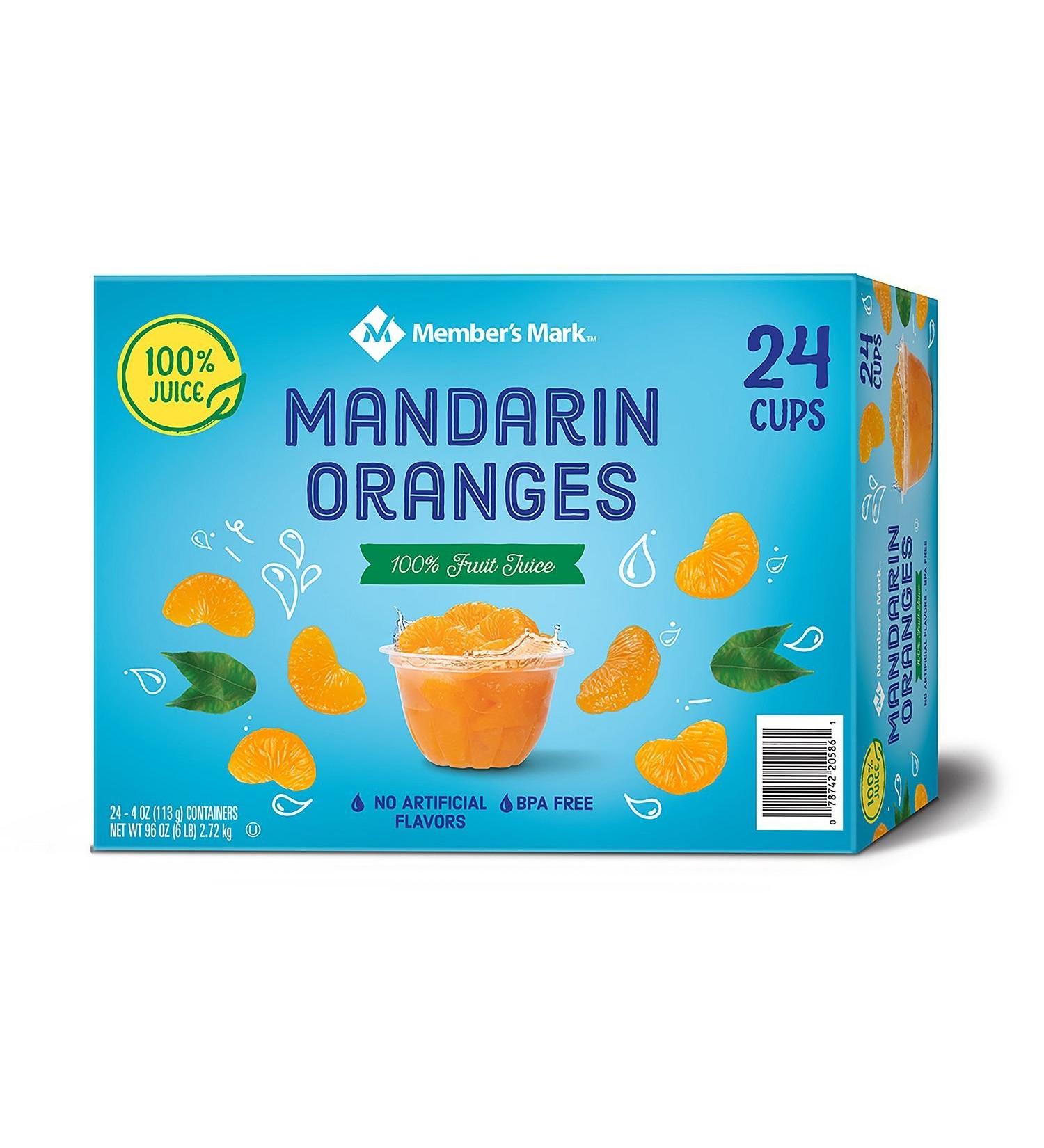 Member's Mark Mandarin Oranges (4 oz. ea., 24 pk.)