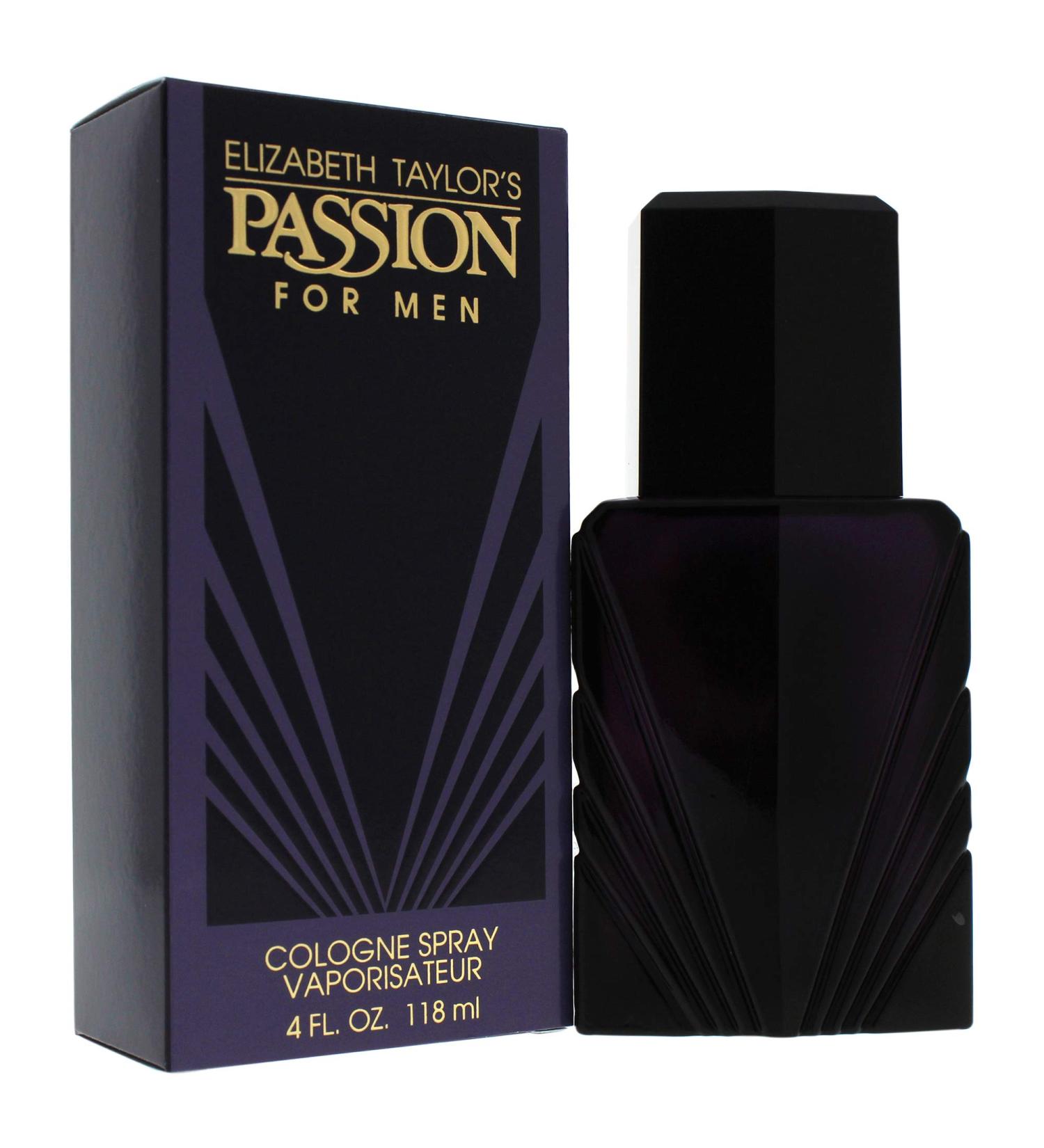 Passion Men/Elizabeth Taylor Cologne Spray 4.0 Oz (M) Vanilla 4 Fl Oz (Pack of 1)