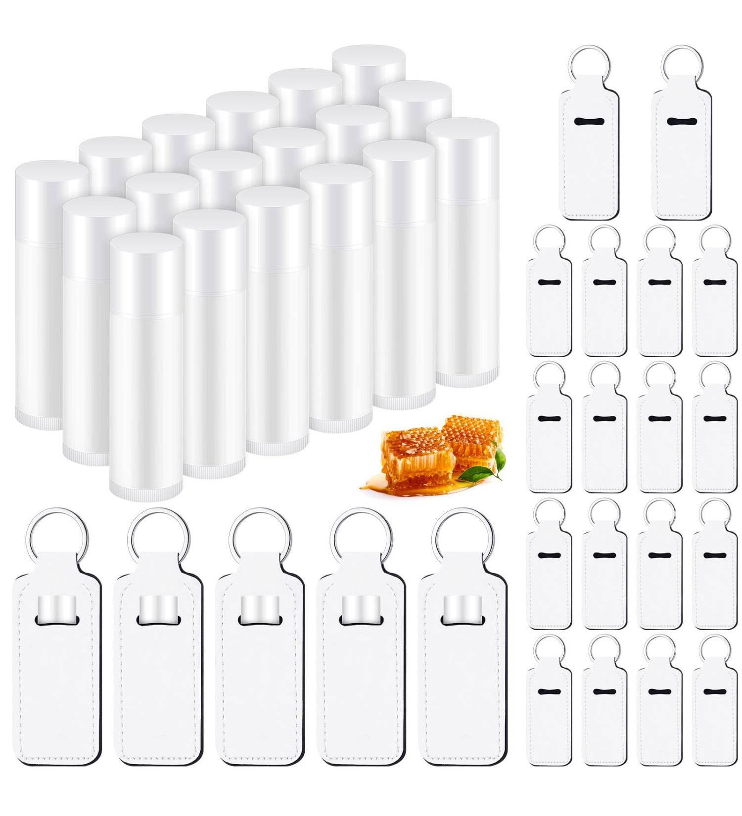 18 Sets Natural Lip Balm & Moisturizing Lipstick Holder Keychains - Perfect Gift for Teens & Adults | Bulk Party Supplies - Buy Online on SooperMarket.com