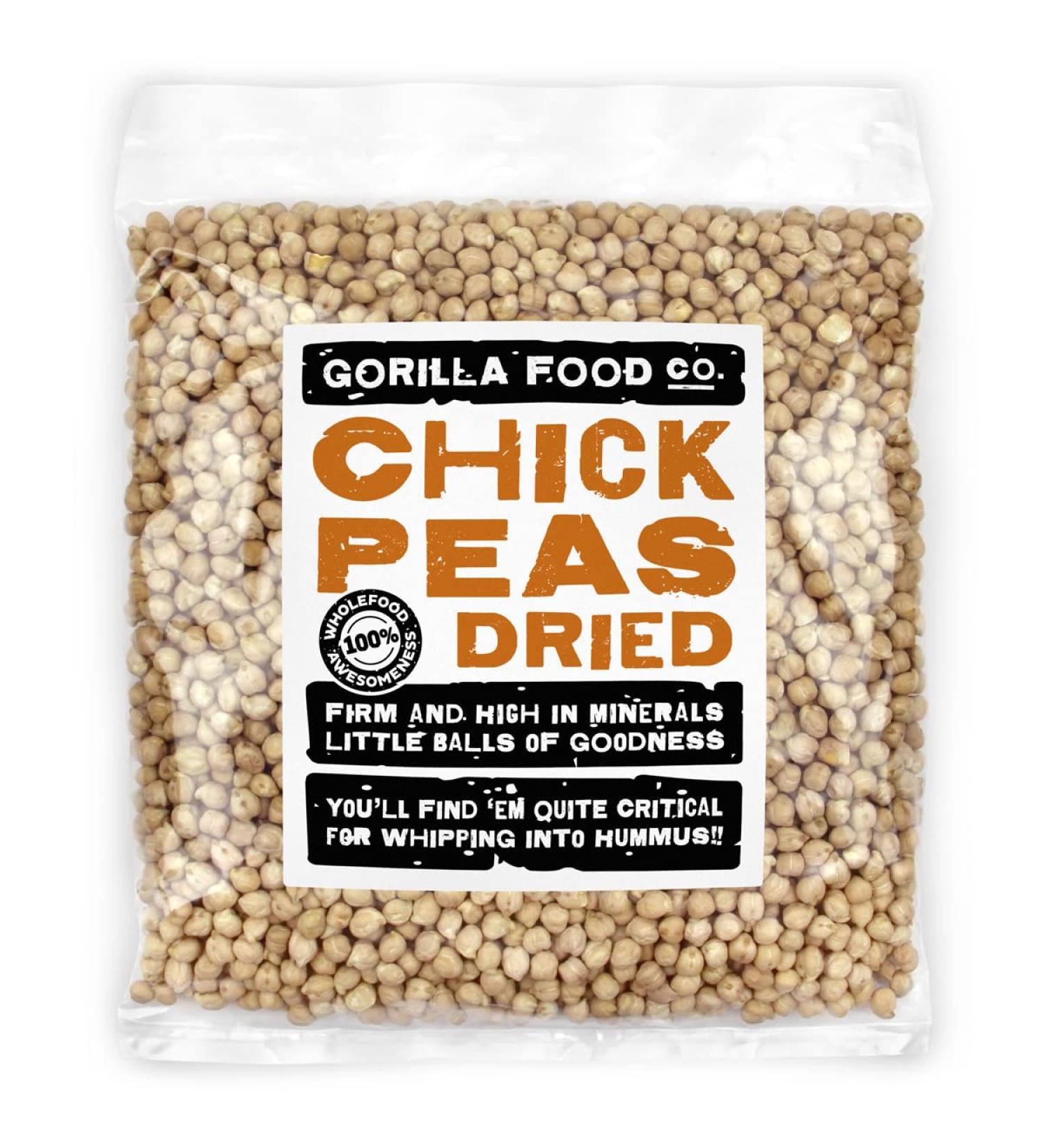 Gorilla Food Co. Chickpeas Dried - 800g - Buy Online on SooperMarket.com