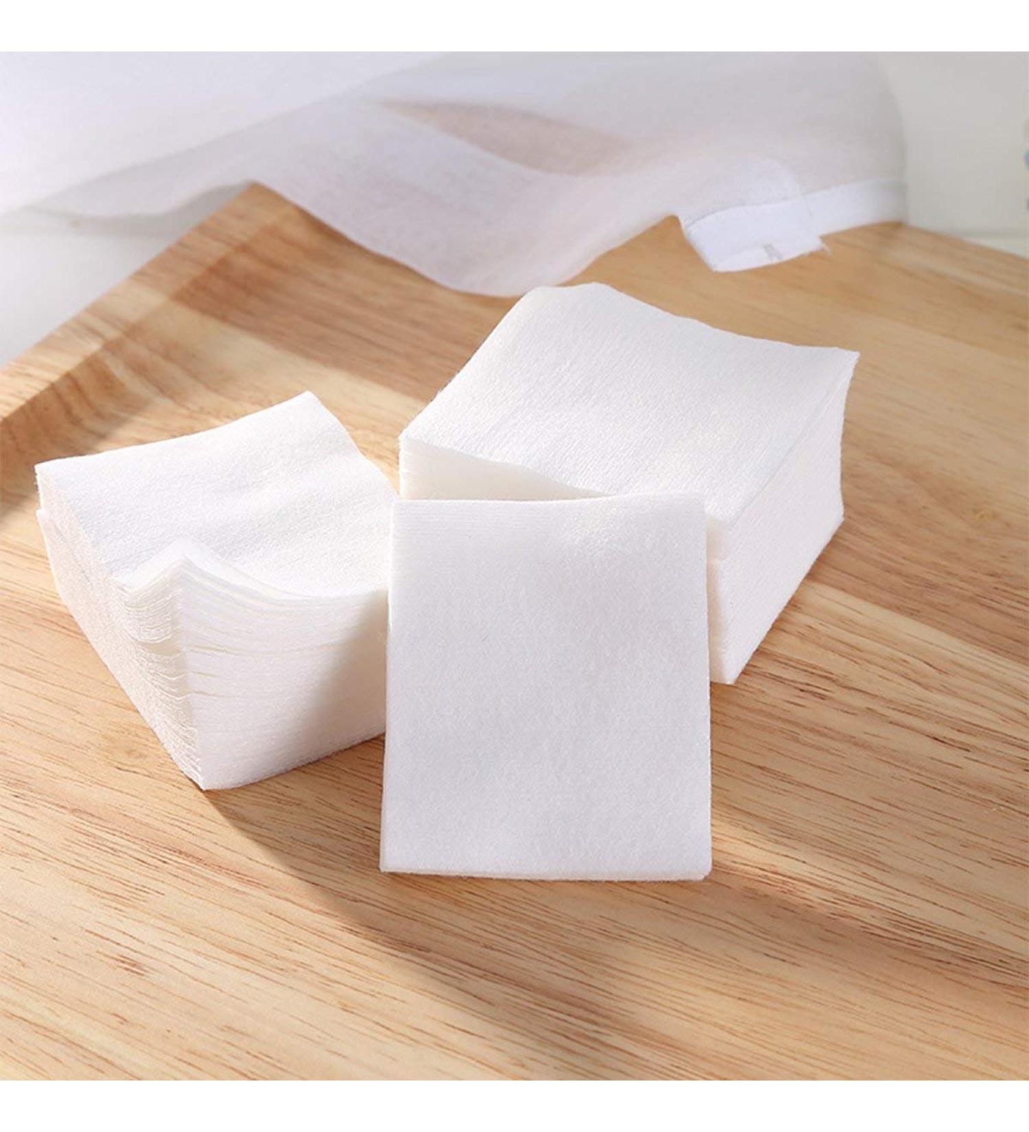 Mirea Remove Facial Makeup Cotton Pads - Super Thin 100% Pure Cotton Puff for Easy Makeup Removal - 1000 Pieces with Storage Box - Buy Online on SooperMarket.com