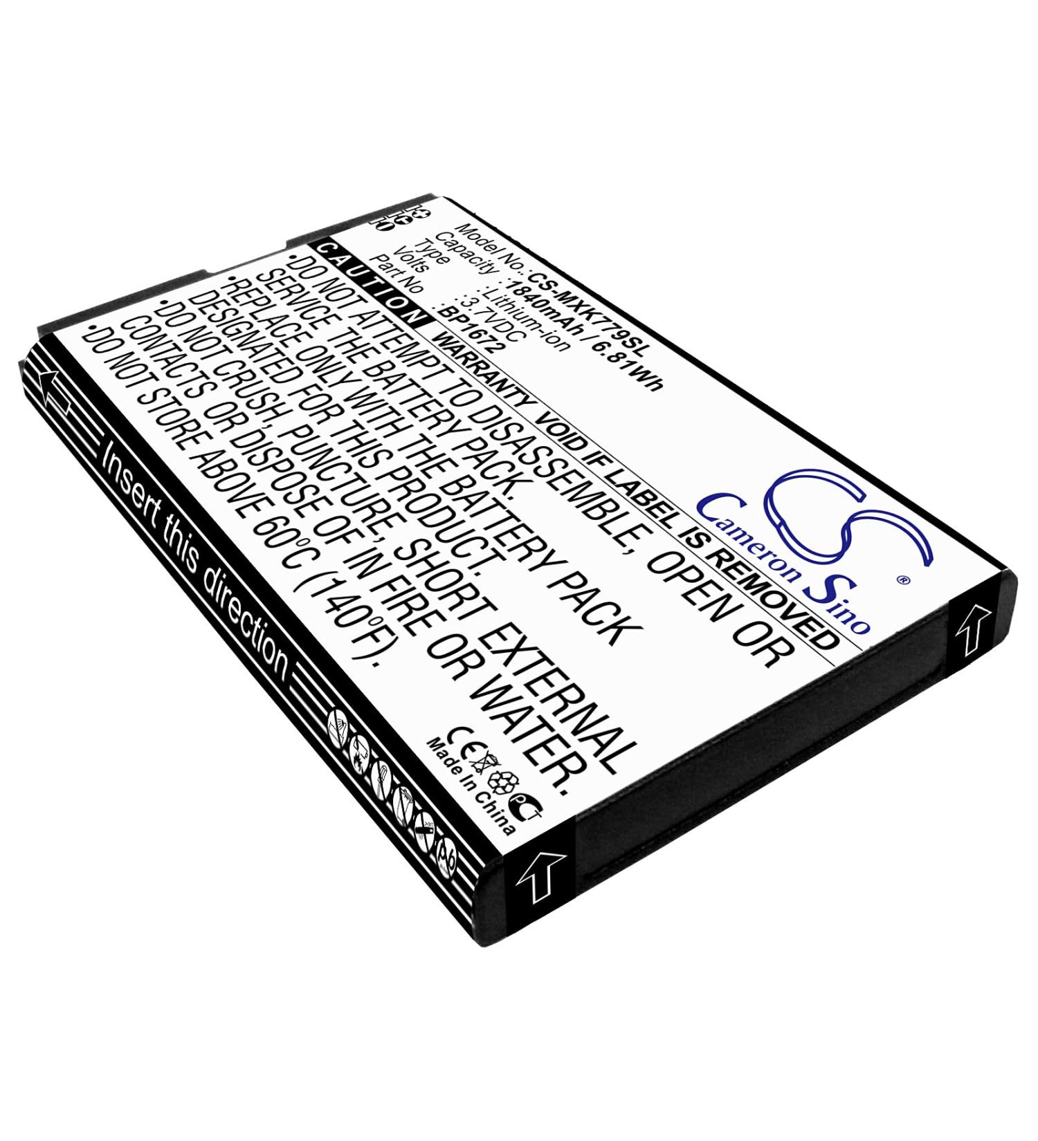Moxee Replacement Battery for K779HSDG_P K779HSDL K779 Compatible with BP1672(1840mAh)