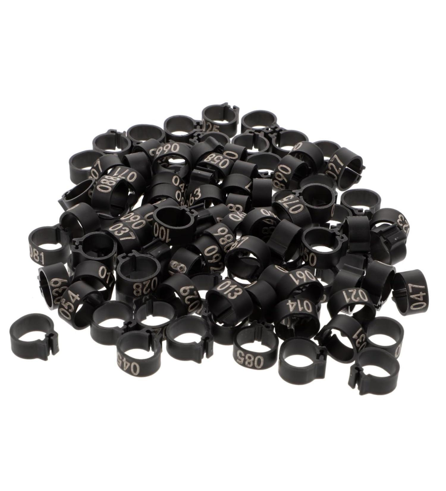 Angoily 300 Pcs Pigeon Anklet Duck Oyster Shell for Pigeon Identification Ring Network Management Bayonet 1.3X1.3CMx3pcs Blackx3pcs - Buy Online on SooperMarket.com