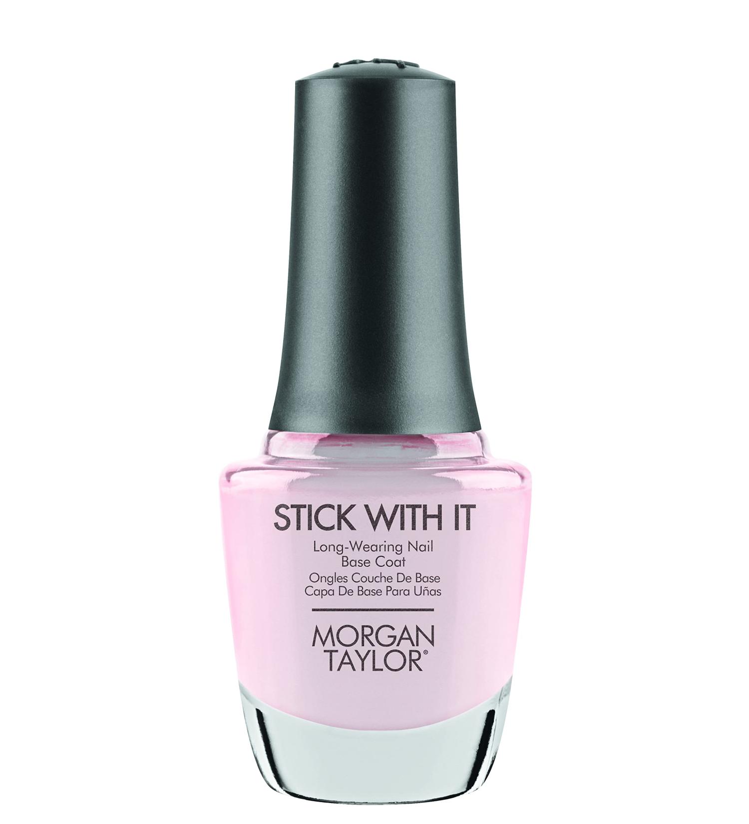 Morgan Taylor Stick With It Long Wear Base Coat - 0.5 oz | Long Lasting Nail Polish Base Coat - Buy Online on SooperMarket.com