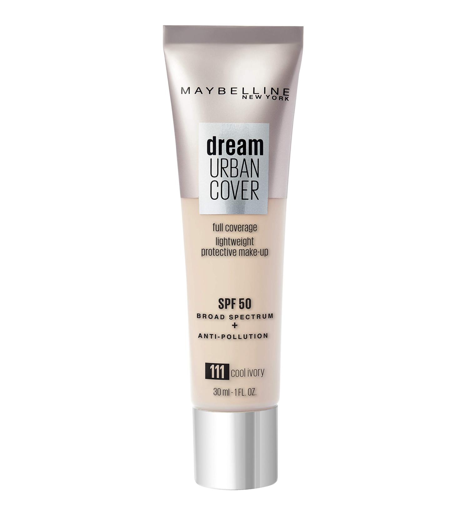 Maybelline New York Dream Urban Cover 111 Cool Ivory - 30ml Foundation for Flawless Skin | International Shipping Available - Buy Online on SooperMarket.com