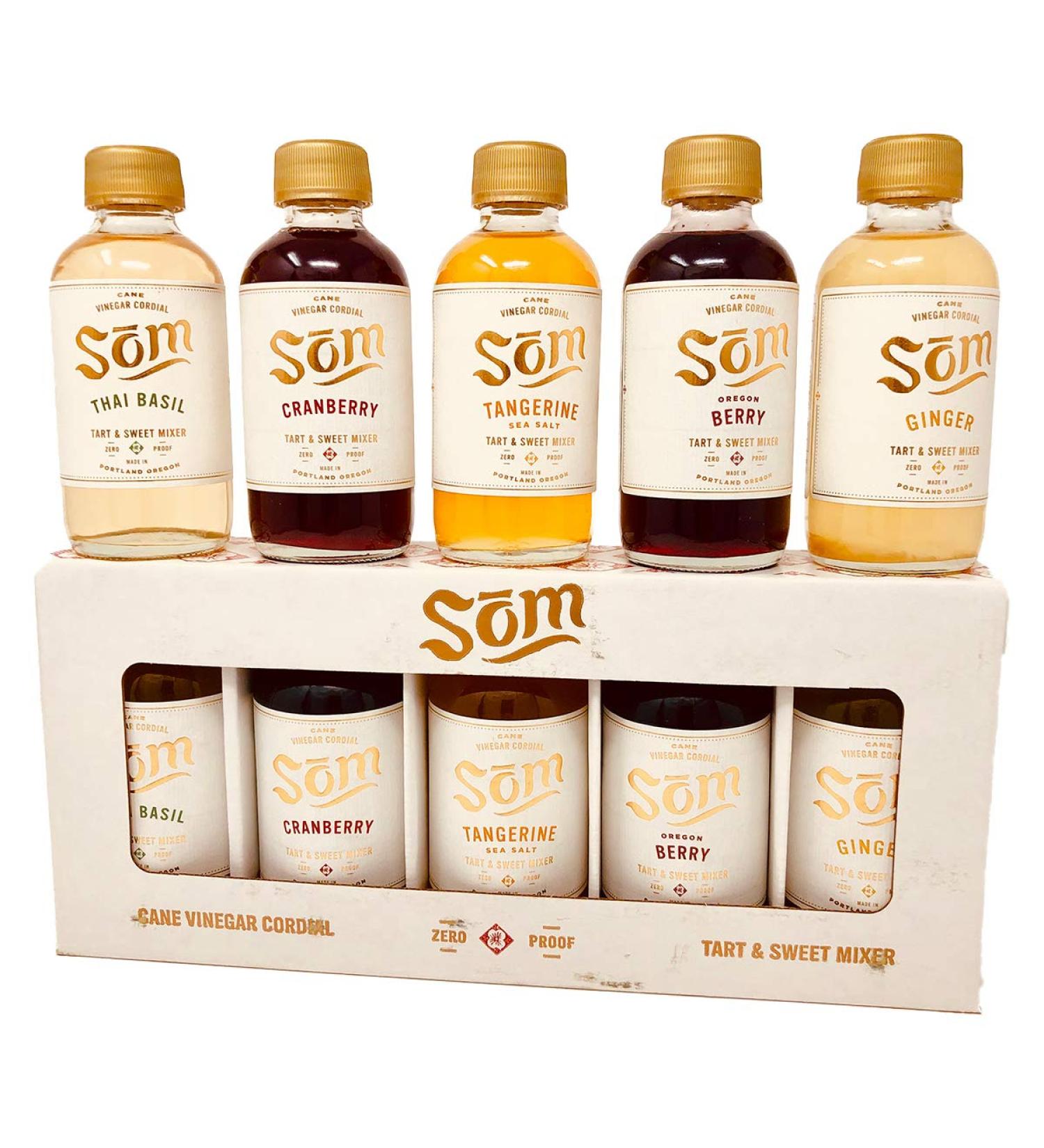 Pok Pok Som Drinking Vinegar Gift Pack - 5x4oz Combo | Buy Online Now! - Buy Online on SooperMarket.com