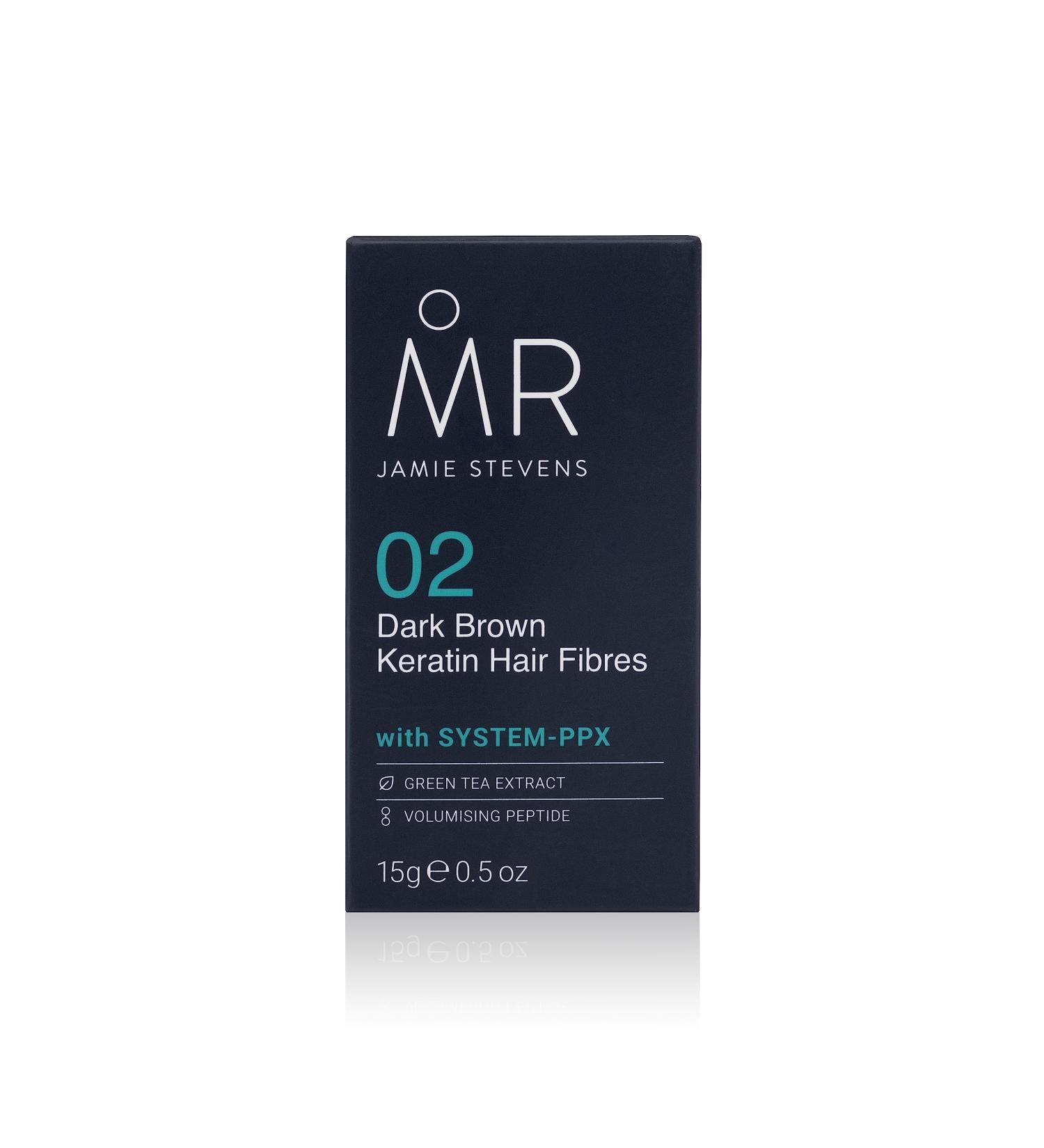 Jamie Stevens Dark Brown Hair Fibres - Instantly Thicker Hair Solution - Buy Online on SooperMarket.com
