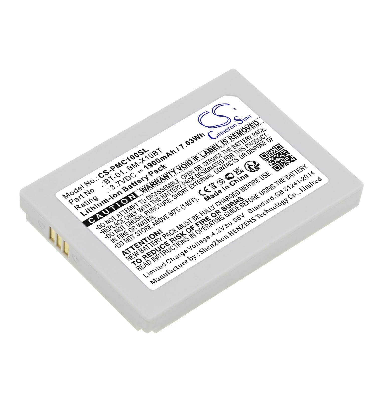 Battery Replacement for Pliant MicroCom XR | 00004394 00004445 BT-01 BM-X10BT - International Shipping Available - Buy Online on SooperMarket.com