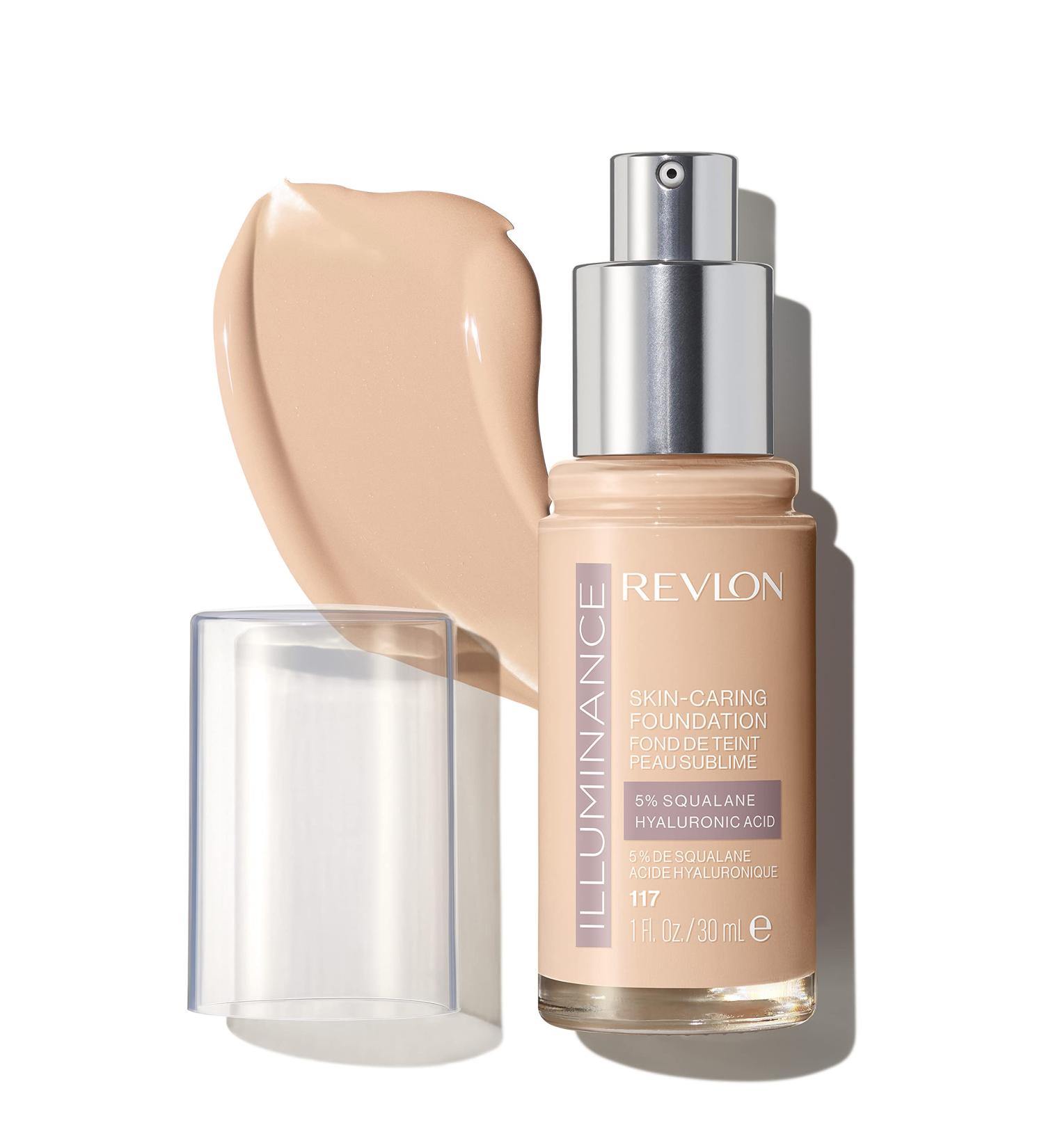 Revlon Illuminance Hyaluronic Acid Liquid Foundation - 117 Light Beige (1 Pack) - Buy Online on SooperMarket.com