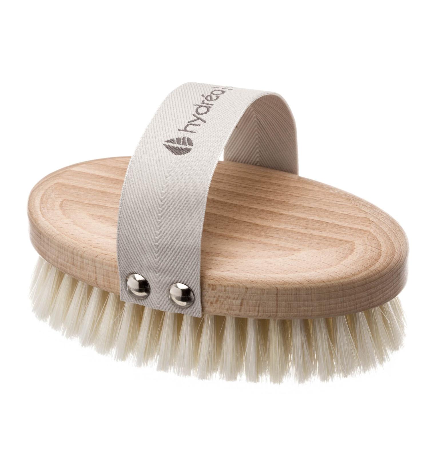 Hydrea London Natural Dry Body Brush | Exfoliating Skin Brush | Cellulite Remover | Lymphatic Drainage | FSC Certified - Buy Online on SooperMarket.com