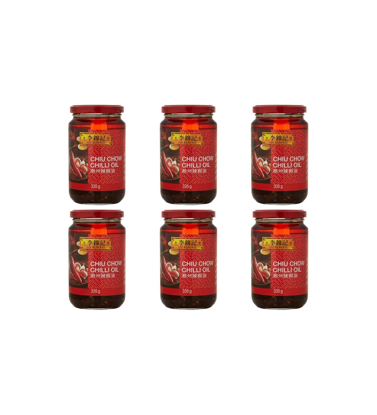 Lee Kum Kee Chiu Chow Chilli Oil Sauce 355g (6 Jars Bundle) by CNMART - Buy Online on SooperMarket.com