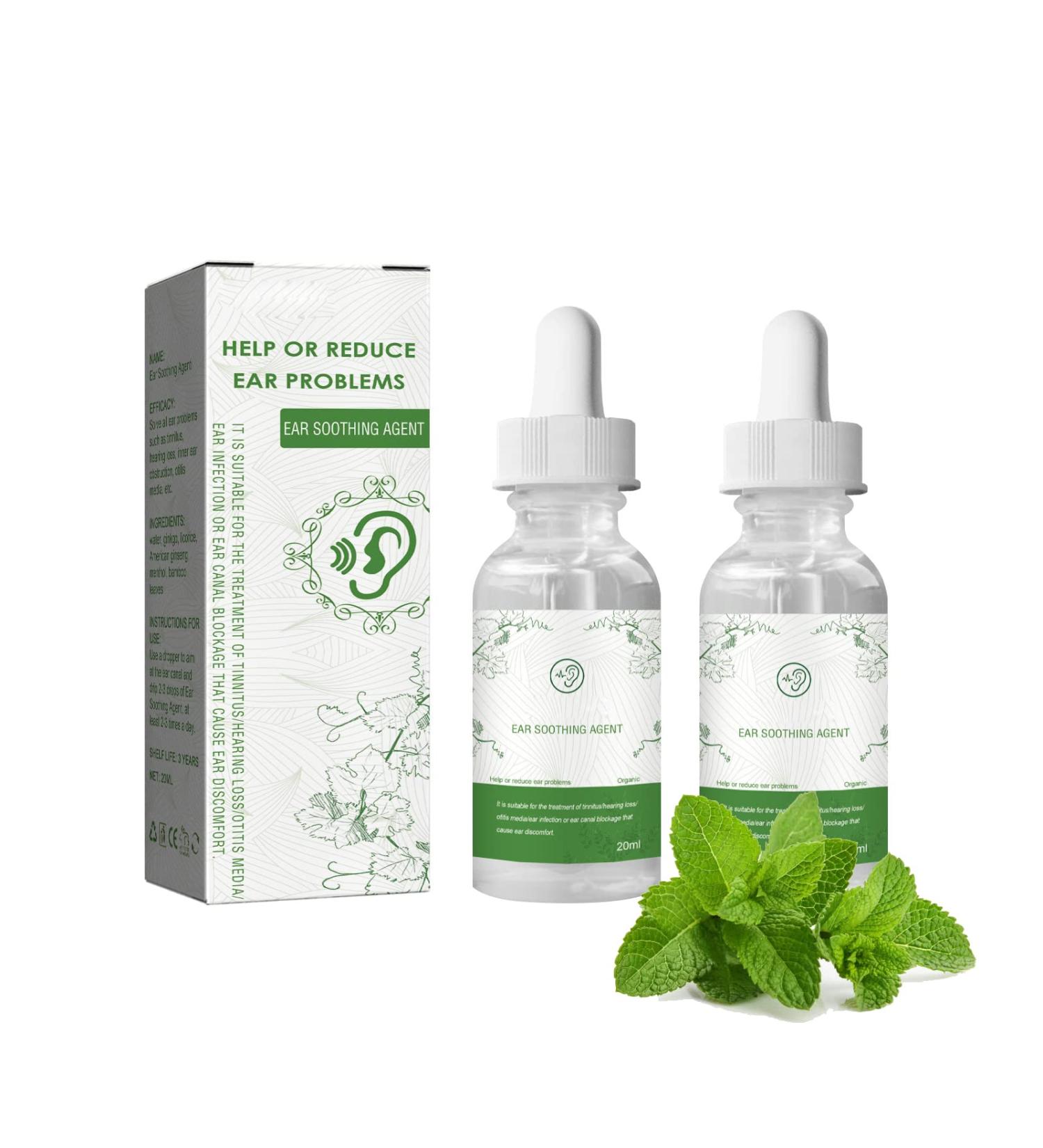 ARSICOR Organic Herbal Drops - Natural Ear Care Treatment for Tinnitus Relief and Improved Hearing (2PCS) - Buy Online on SooperMarket.com
