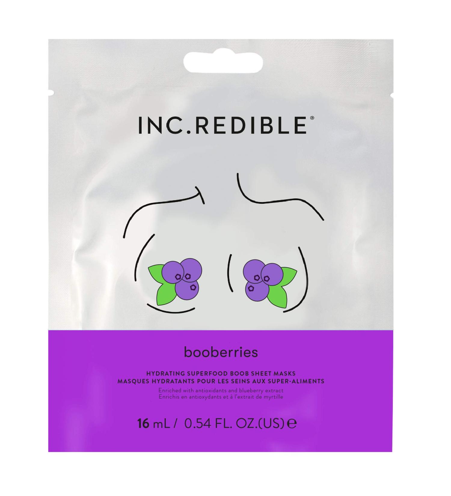 INC.redible Booberries Boob Mask