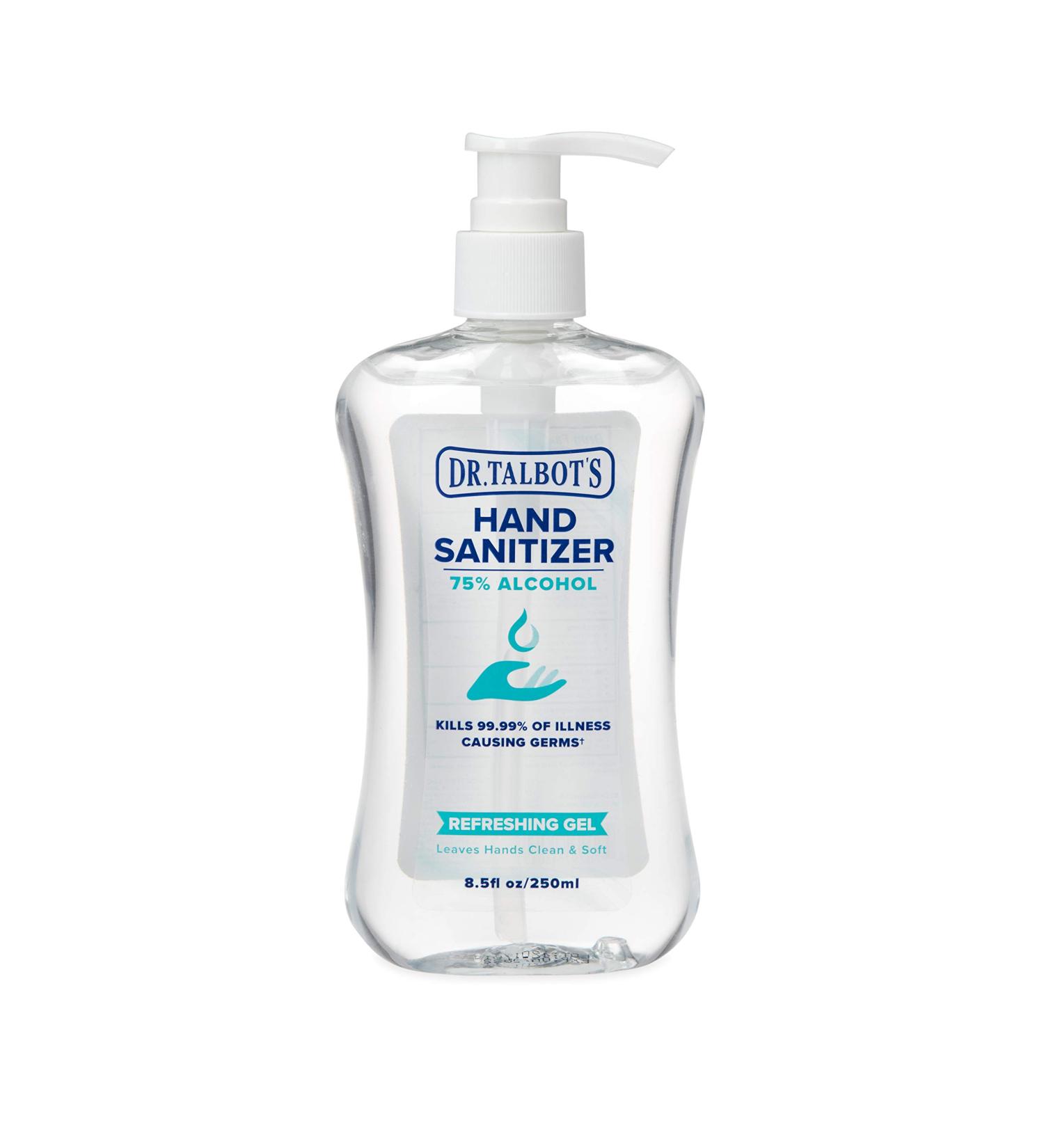 Dr. Talbot's Refreshing Gel Hand Sanitizer Pump, Fragrance Free, 8.5 fl oz - Pack of 1 - Buy Online on SooperMarket.com