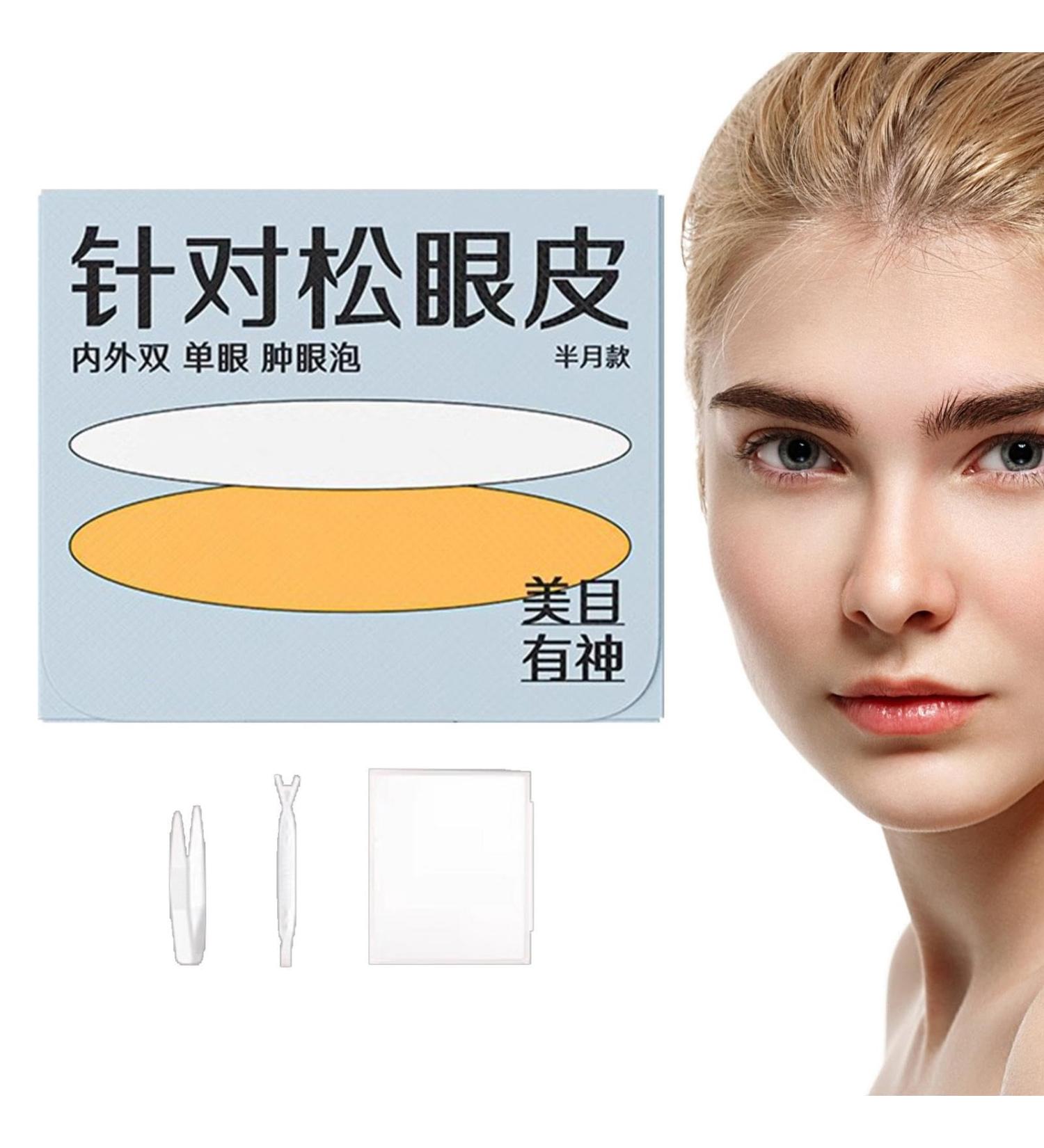 Veeteah Eyelid Tape for Hooded Eyes Invisible | Waterproof Droopy Eyelid Lifter Waterproof Eyelid Tape - Professional Droopy Eyelid Solution Comfortable Eye Lid Contour Stickers for Natural Look - Buy Online on SooperMarket.com