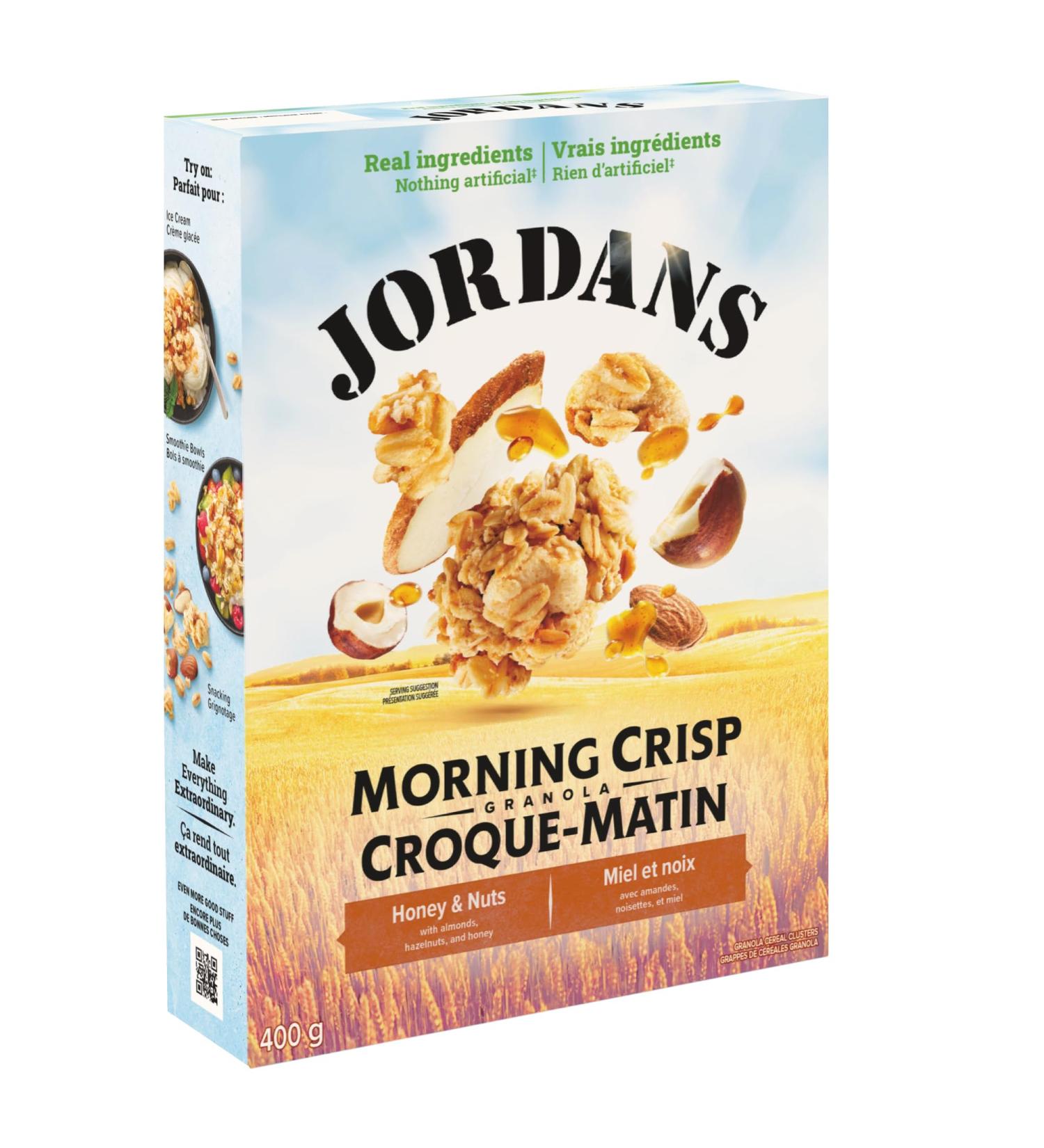 Jordans Morning Crisp Granola Cereal - Hands Up For Honey Nut 400g Honey Nut 500 g (Pack of 1) - Buy Online on SooperMarket.com