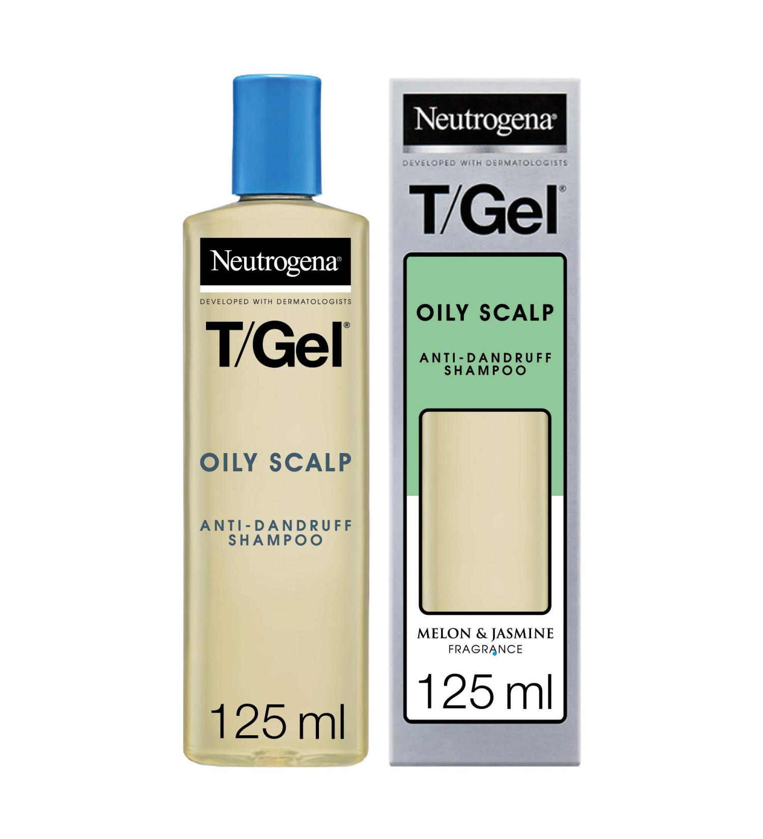 Neutrogena T/Gel Oily Scalp Anti-Dandruff Shampoo 125ml - Pack of 1 | Fights Dandruff effectively - Buy Online on SooperMarket.com