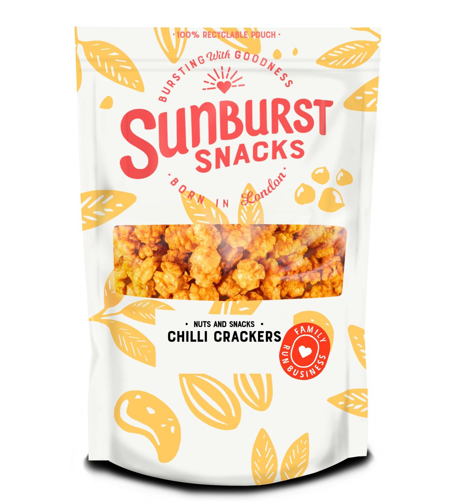 Sunburst Sweet & Spicy Chilli Rice Crackers 500g - GMO Free, Recyclable Pouch - Buy Online on SooperMarket.com