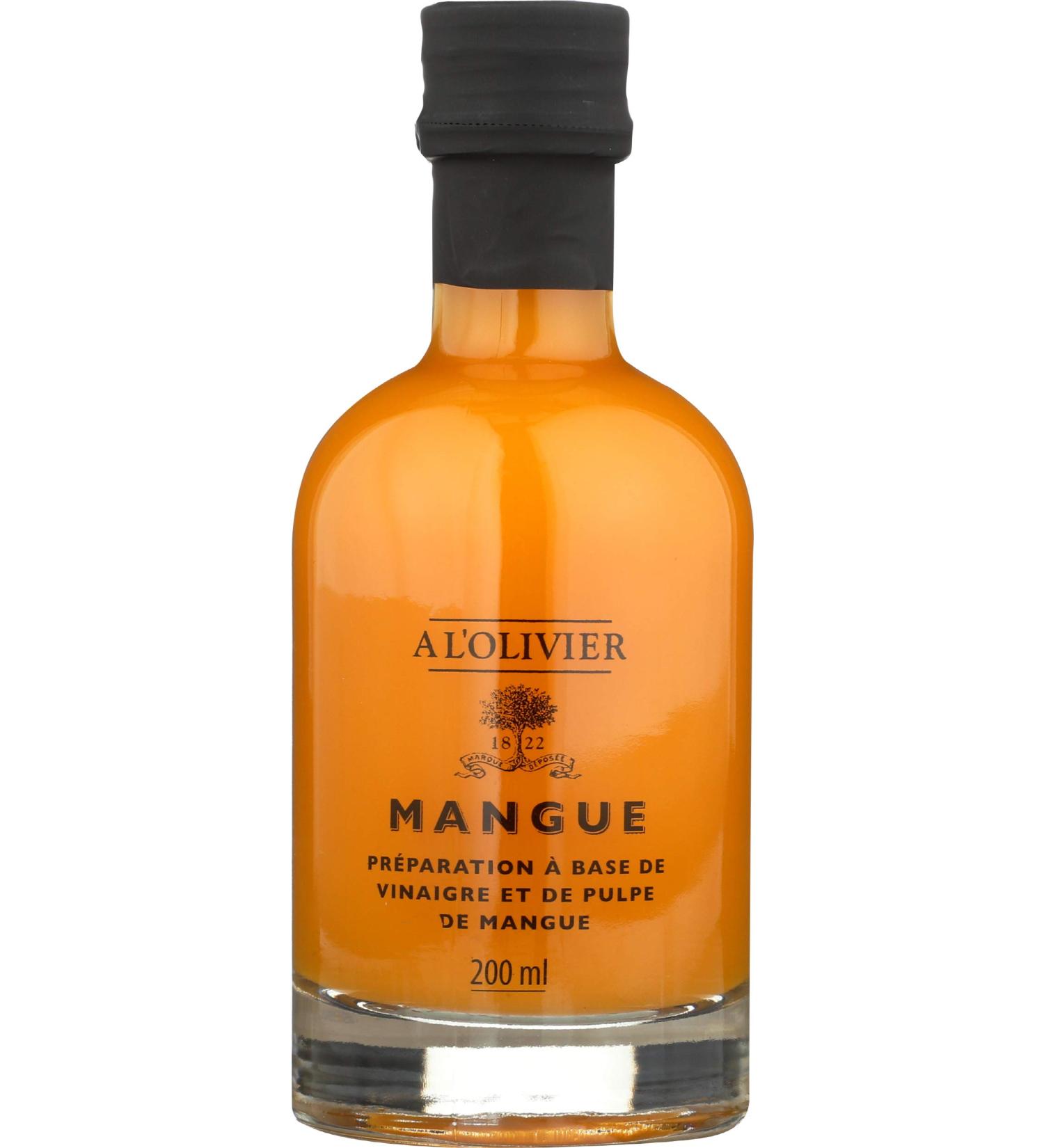 A L'Olivier Mango Fruit Vinegar 7oz - Yellow | Premium Quality Vinegar - Buy Online on SooperMarket.com