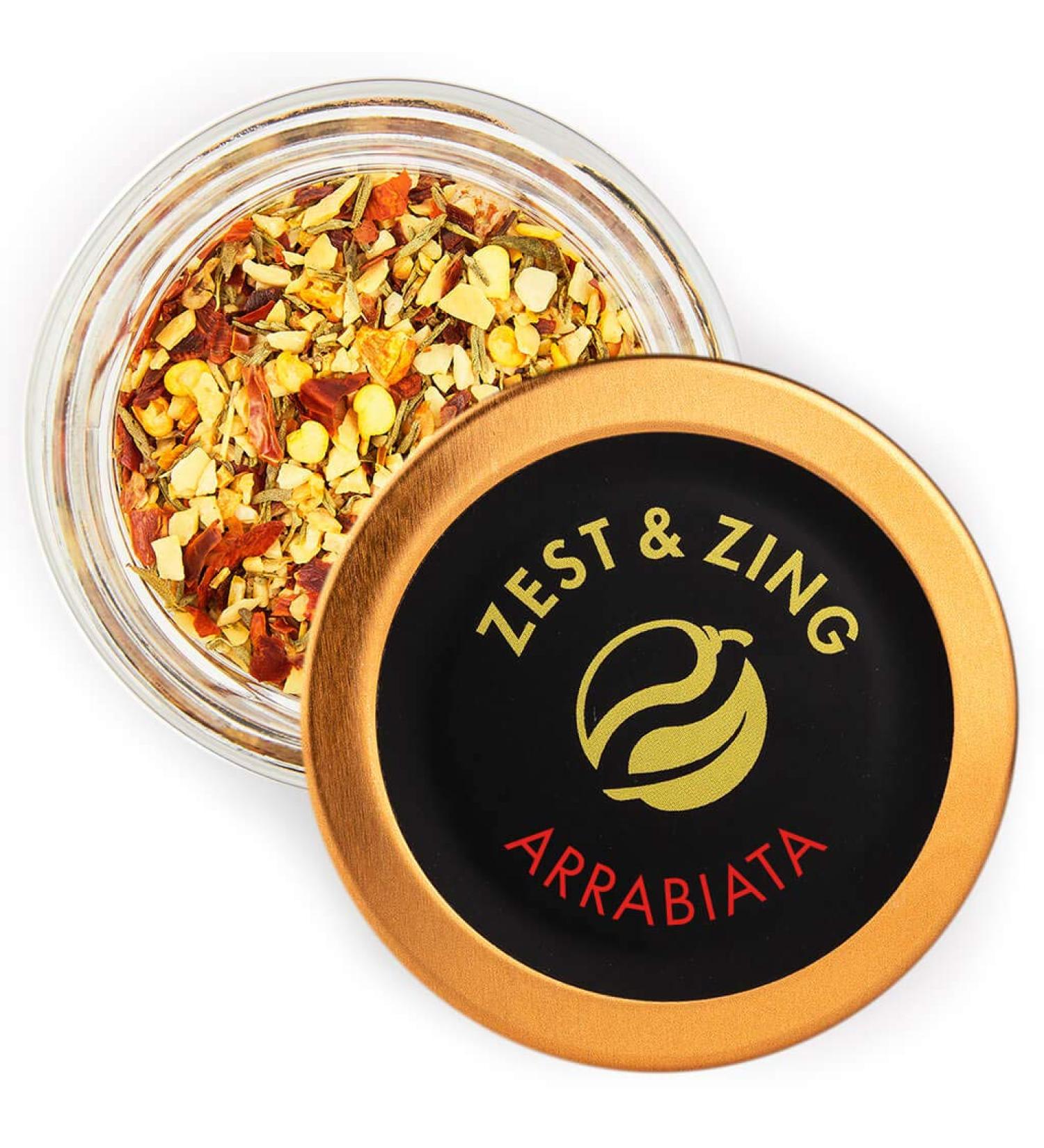 Arrabiata Pasta Blend 25g - ZEST & ZING Premium Spice Blend for Fresher Flavor | Convenient Stackable Jar | 4031 - Buy Online on SooperMarket.com