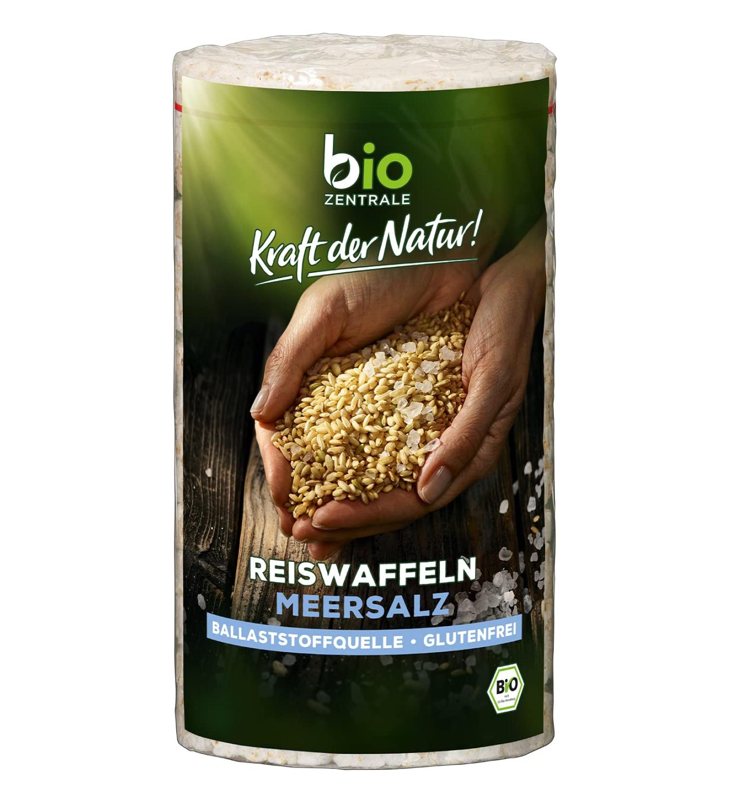 Buy Biozentrale Sea Salt Rice Cakes Vegan Gluten-Free & High in Fiber (12 x 100g) | Healthy Snacks - Buy Online on SooperMarket.com