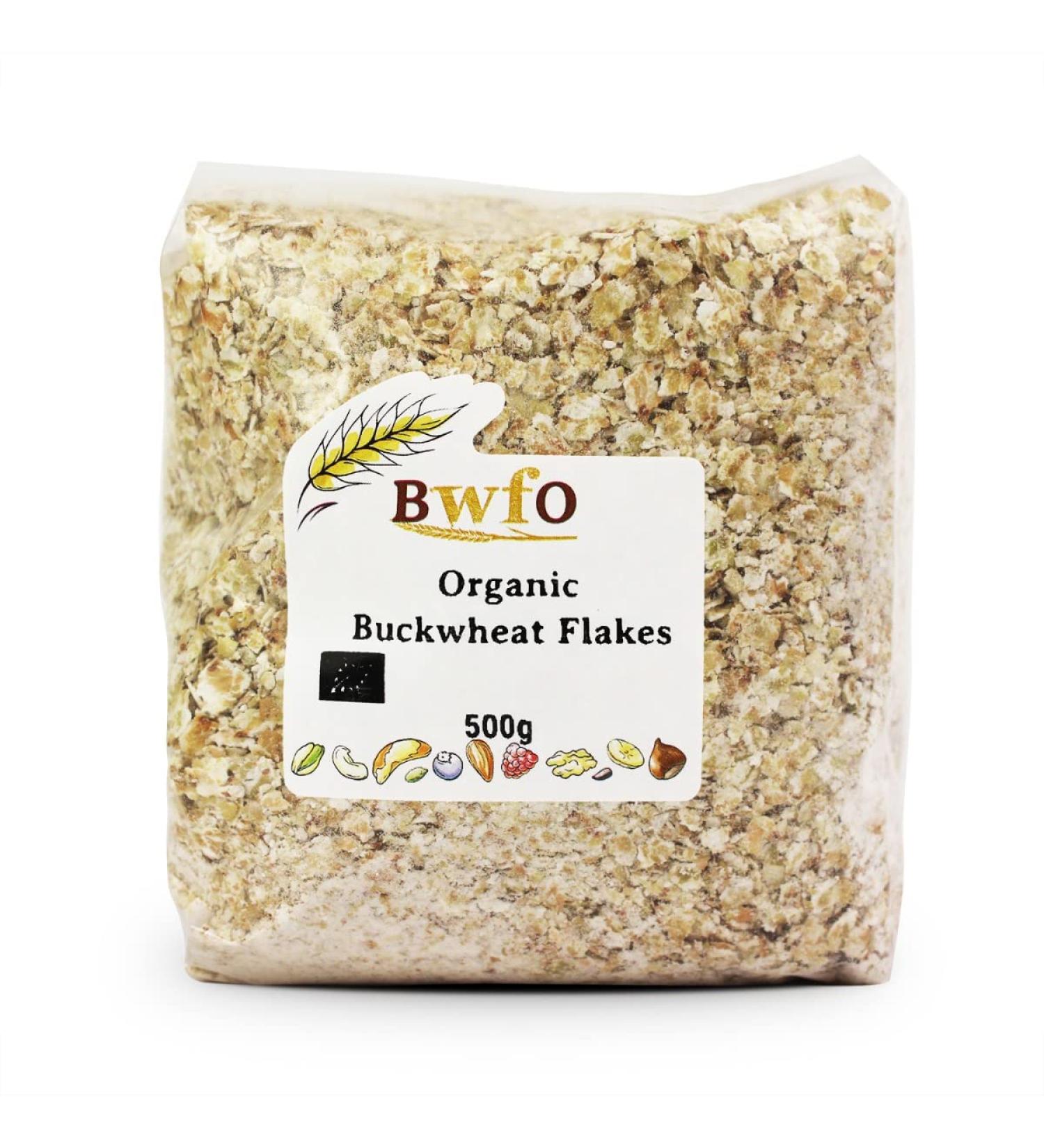 Organic Buckwheat Flakes 500g (BWFO)