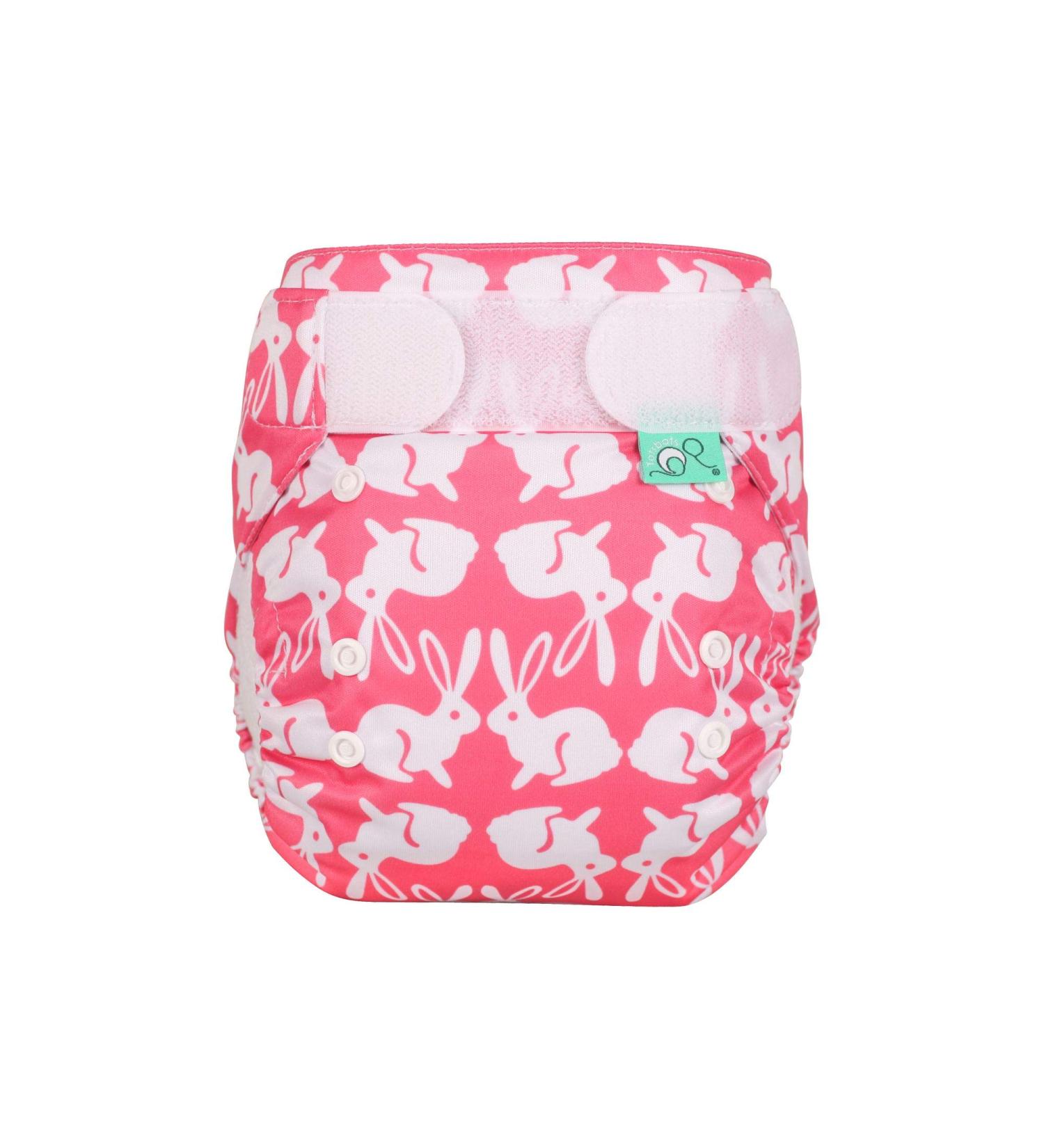 TotsBots EasyFit Star All-in-One Reusable Nappy - Super-Absorbent Cloth Nappy (Bummy Wabbit) | One Size 8-35lbs - Buy Online on SooperMarket.com