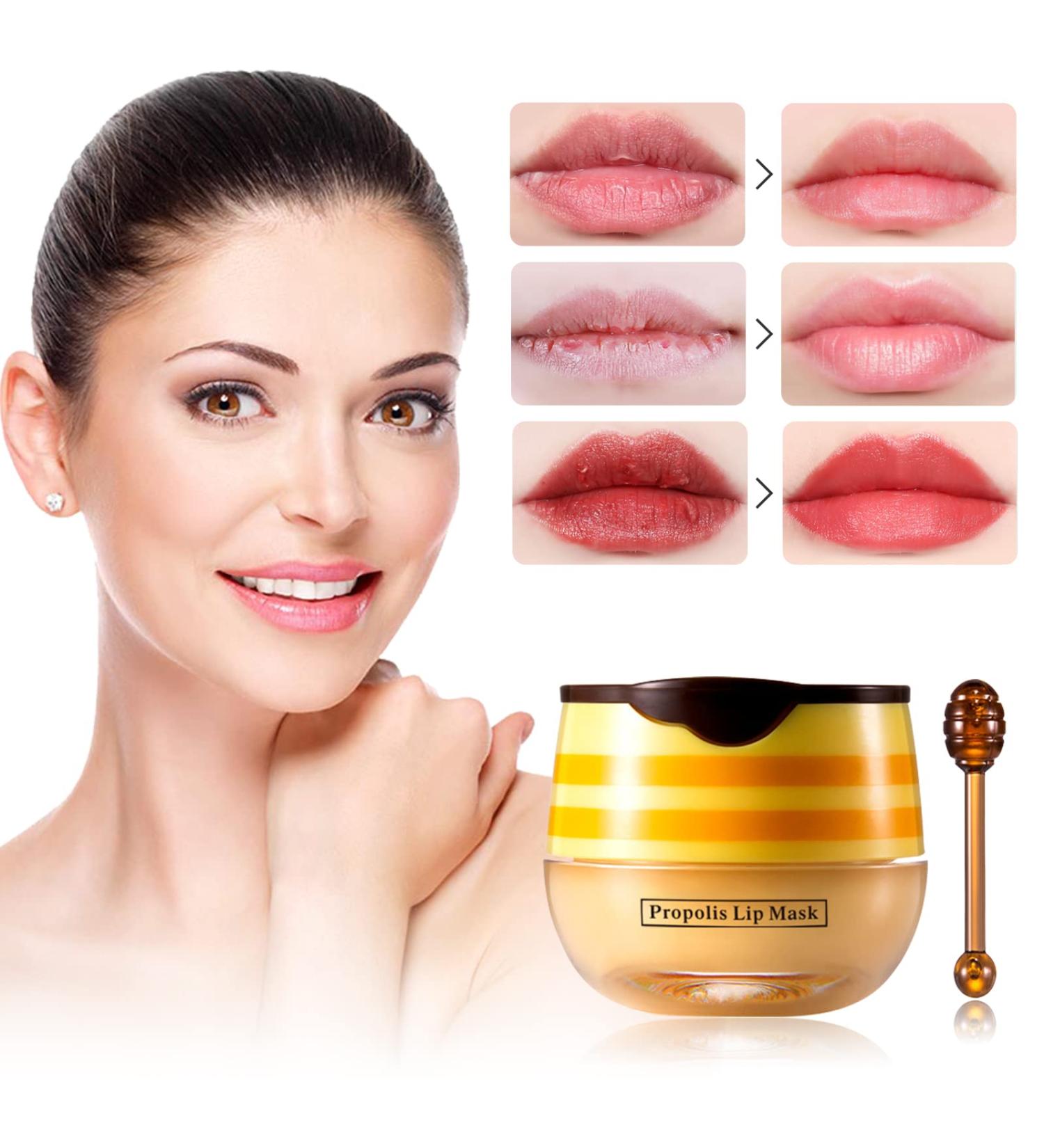 LSxia Bee Balm Honey Lip Mask - Hydrating & Moisturizing Lip Care for Dry Cracked Lips - Buy Online on SooperMarket.com