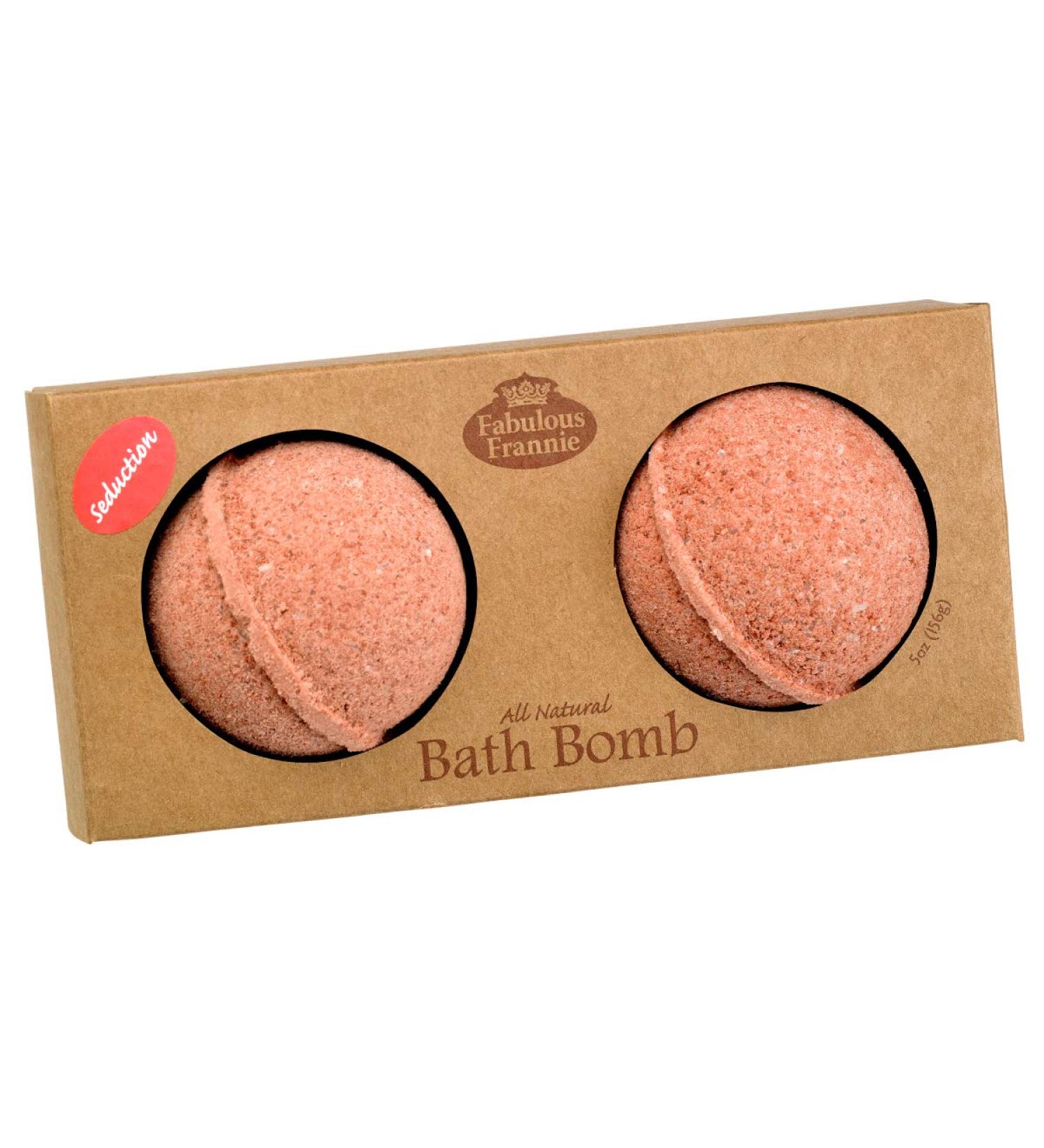Fabulous Frannie Seduction Bath Bomb 2.75 oz Made with Pure Essential Oils