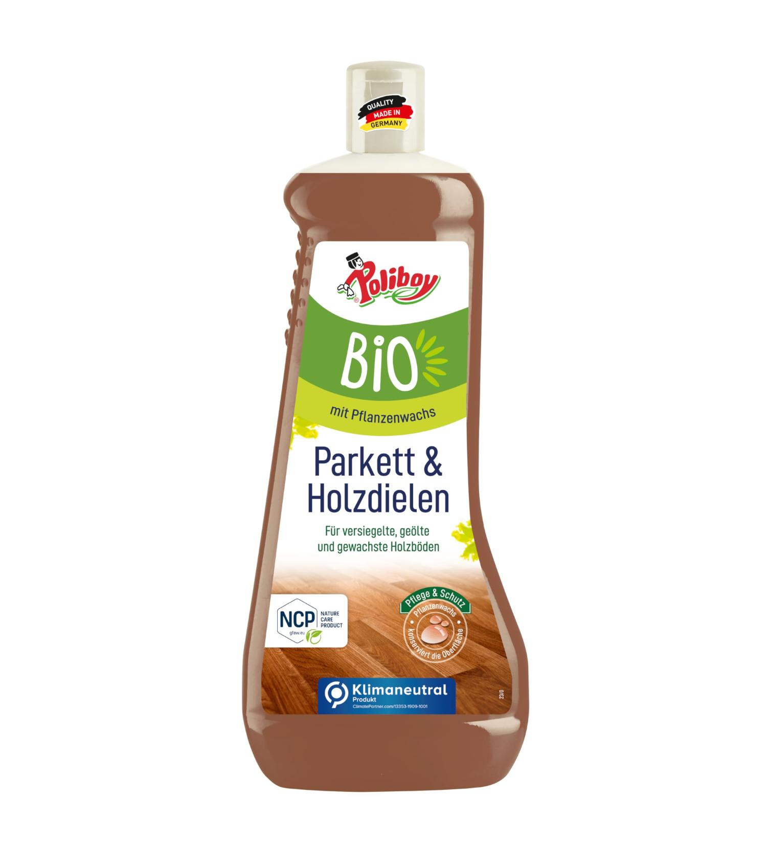 Poliboy Organic Parquet Care - Vegan Floor Protection for Oiled & Waxed Wood - Made in Germany - 1L Pack - Buy Online on SooperMarket.com
