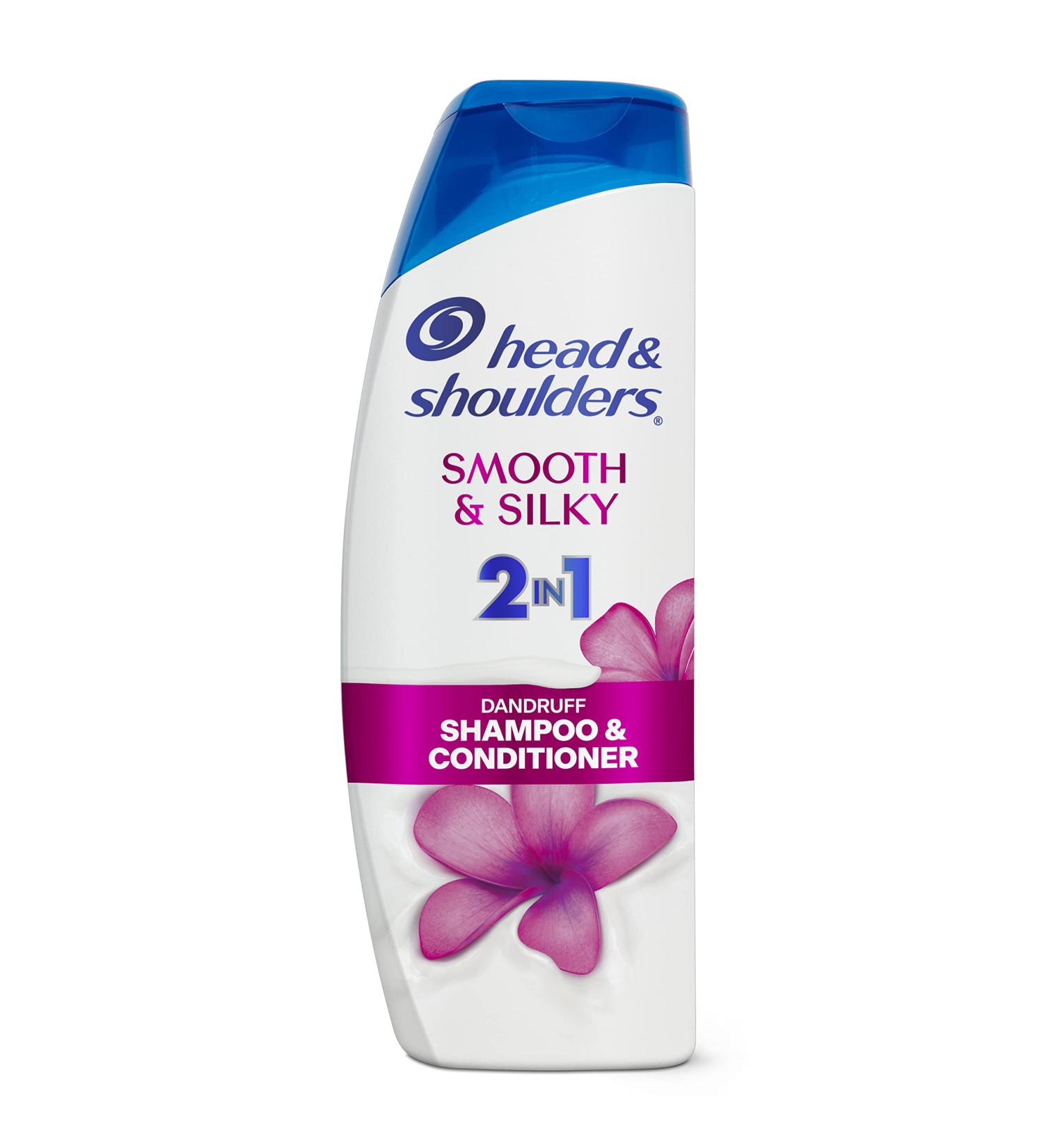 Head and Shoulders 2 in 1 Dandruff Shampoo & Conditioner - Anti-Dandruff Treatment Smooth & Silky Paraben Free 12.5 oz - Buy Internationally - Buy Online on SooperMarket.com