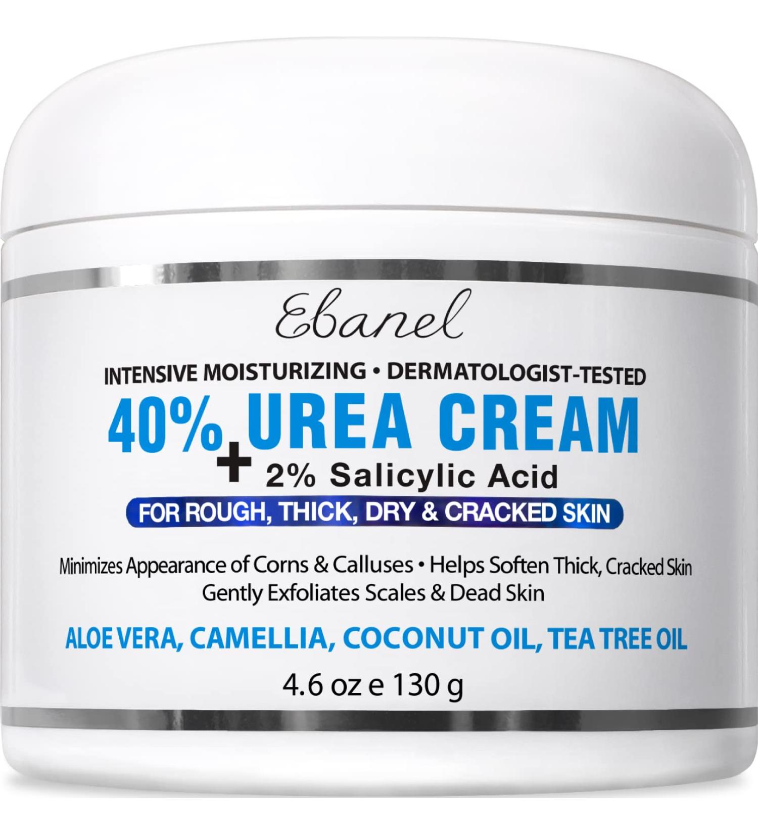 Urea Cream 40 with Salicylic Acid 4.6 Oz - Intensive Callus Remover for Dry Cracked Feet & Hands - Moisturizing & Exfoliating Foot Cream - 4.6 Ounce (Pack of 1) - Buy Online on SooperMarket.com