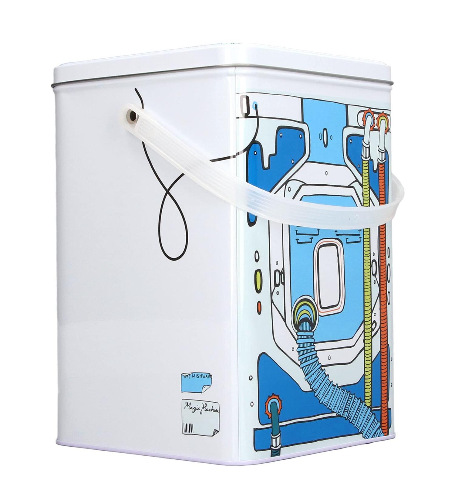 Jeanoko Laundry Detergent Container Washing Machine Modeling Washing Powder Container Large Capacity Glossy Rounded Corners for Storage - Buy Online on SooperMarket.com