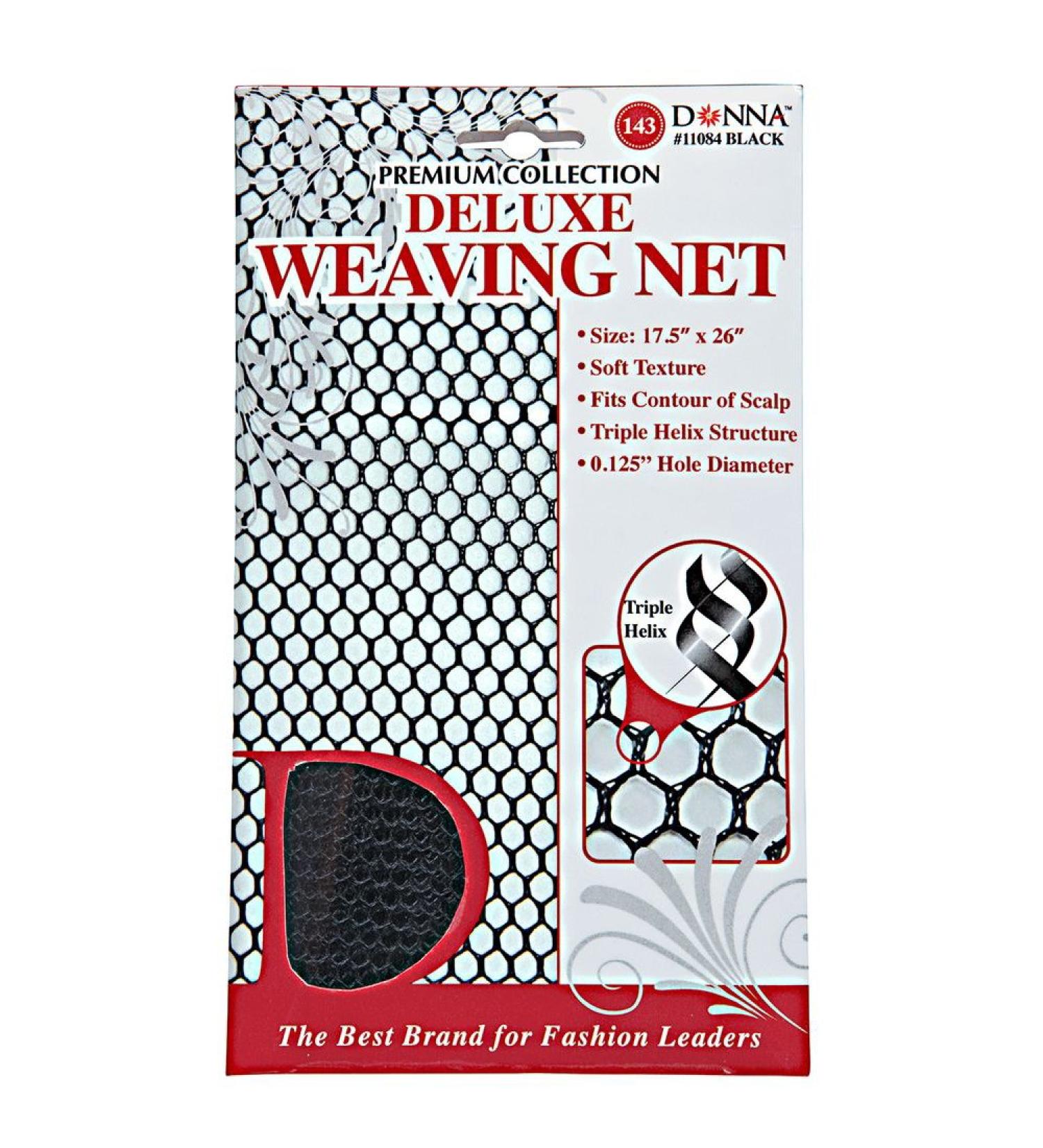 Donna Delux Weaving Net Black, 1 Pound