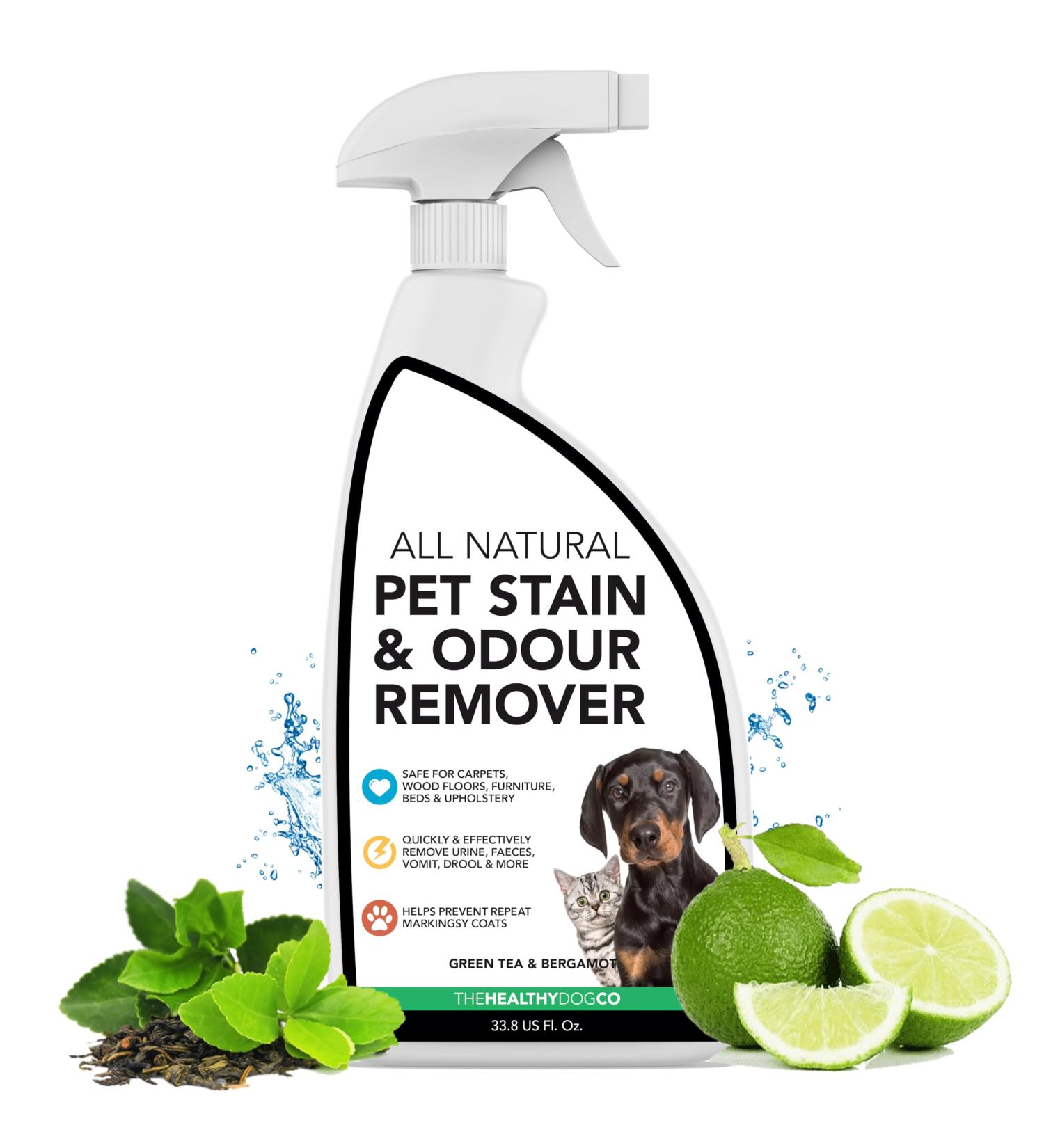 Pet Odour Eliminator: All-Natural Dog & Cat Urine Cleaner - 1 Litre - Buy Online on SooperMarket.com