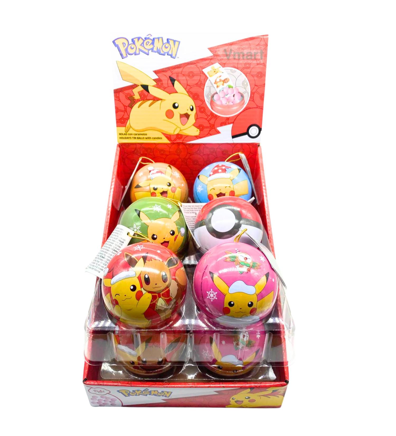 Pokemon Christmas Balls With Candy 60g (Pack of 12) 1 Case - Buy Online on SooperMarket.com