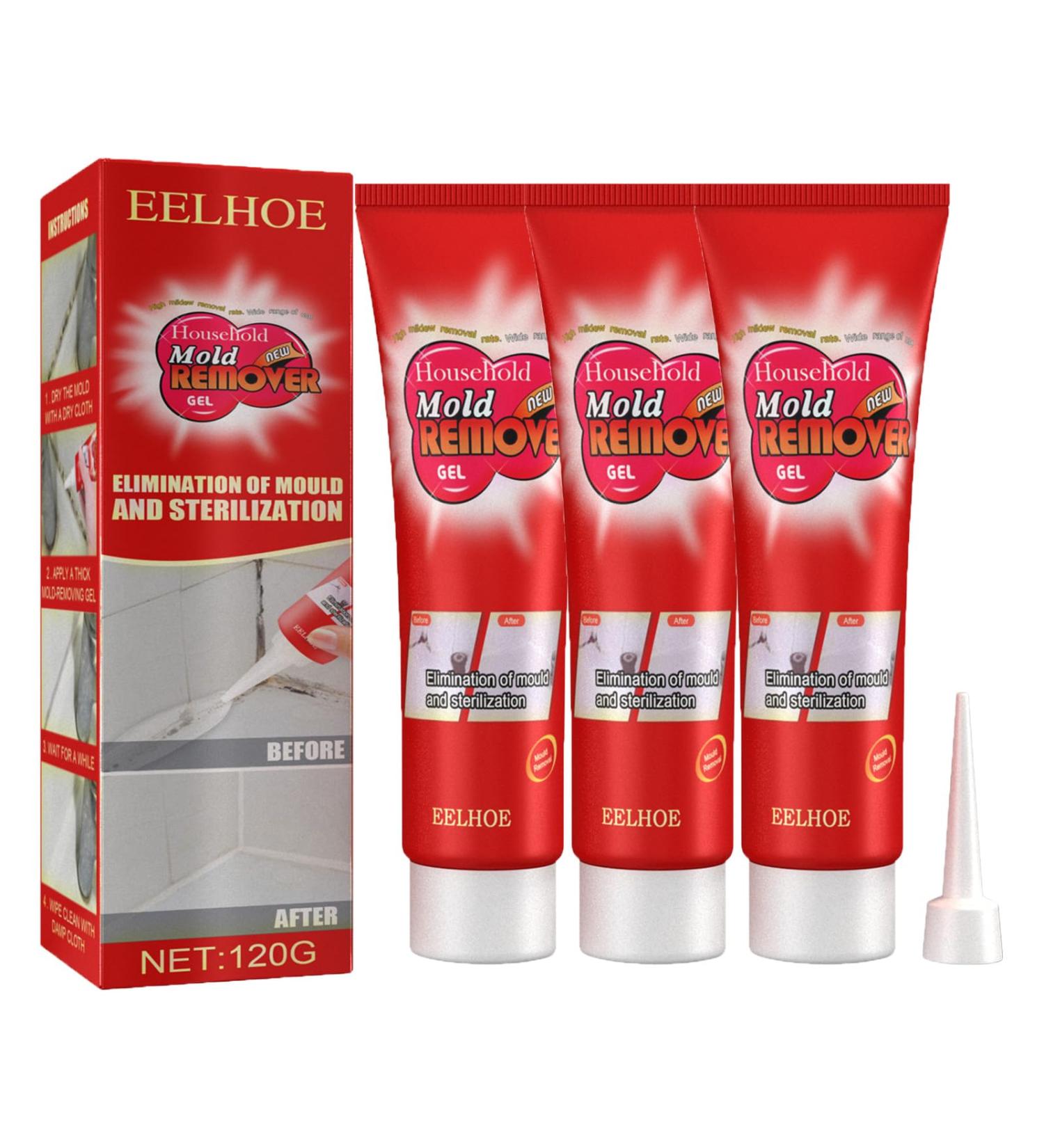 UK Magic Extreme Gel UK Mould Gel Mould Extreme Remover Gel Powerful Mould Remover Gel Mould Removal Gel Household Mold Remover Gel for Wall Kitchen Bathroom (3PCS) - Buy Online on SooperMarket.com