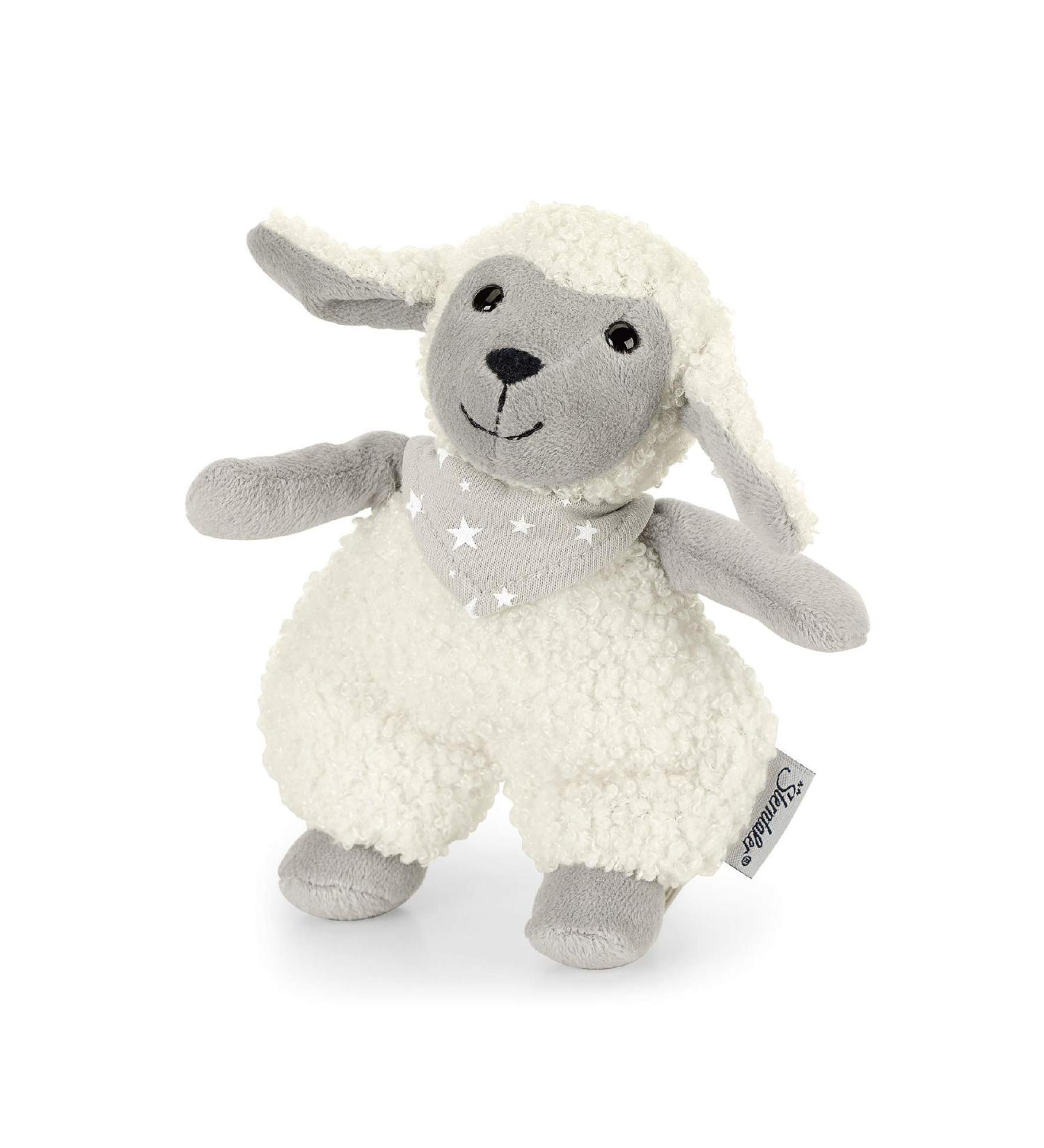 Buy Sterntaler Mini Toy Sheep Stanley - Rattle for Babies 0+ Months - 14 cm Beige Plush Toy - International Shipping Available - Buy Online on SooperMarket.com