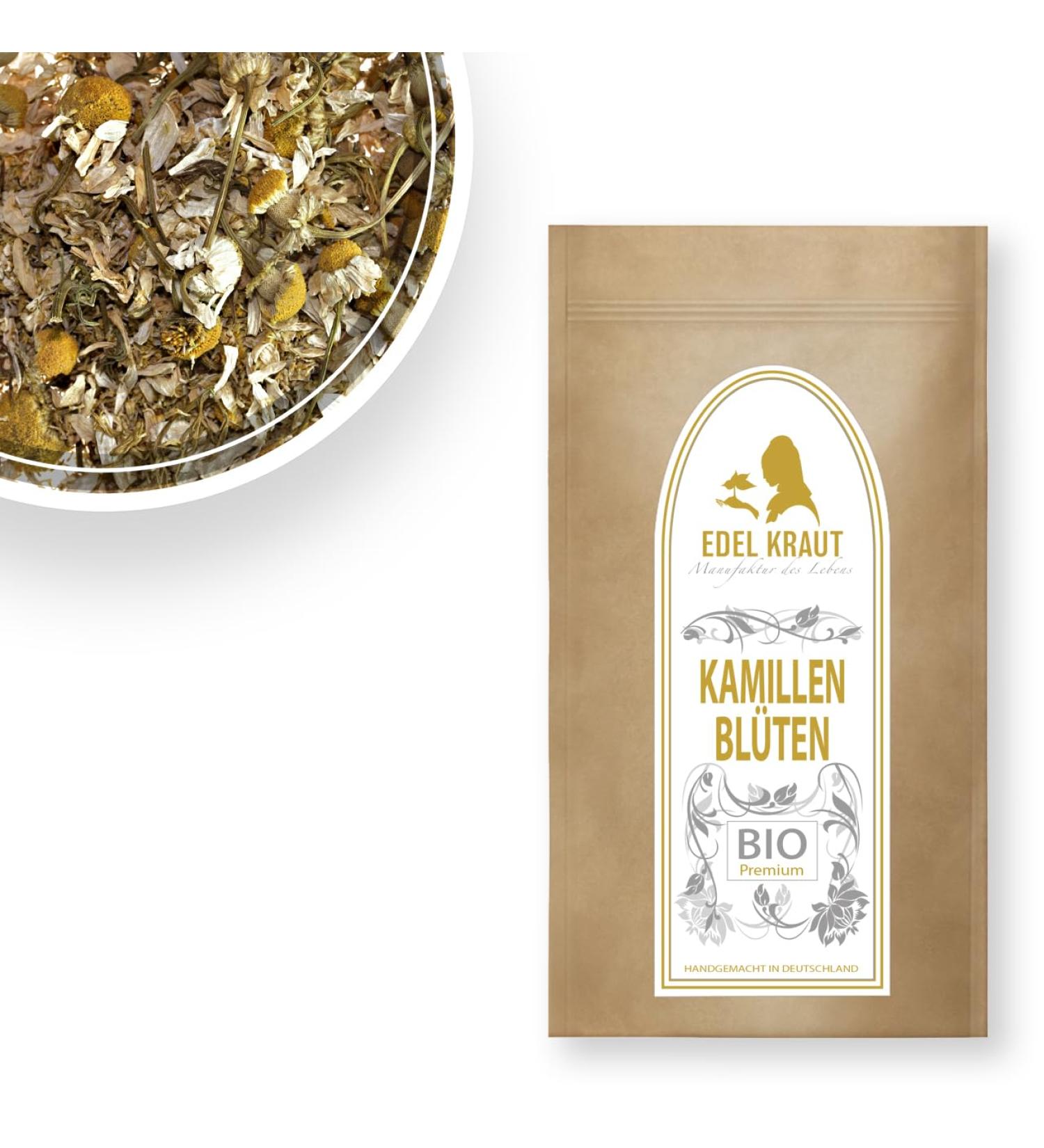 Buy Organic Chamomile Tea 500g - Noble Herb Dried Flowers | Premium Quality Chamomile Blossoms for Herbal Tea - Buy Online on SooperMarket.com